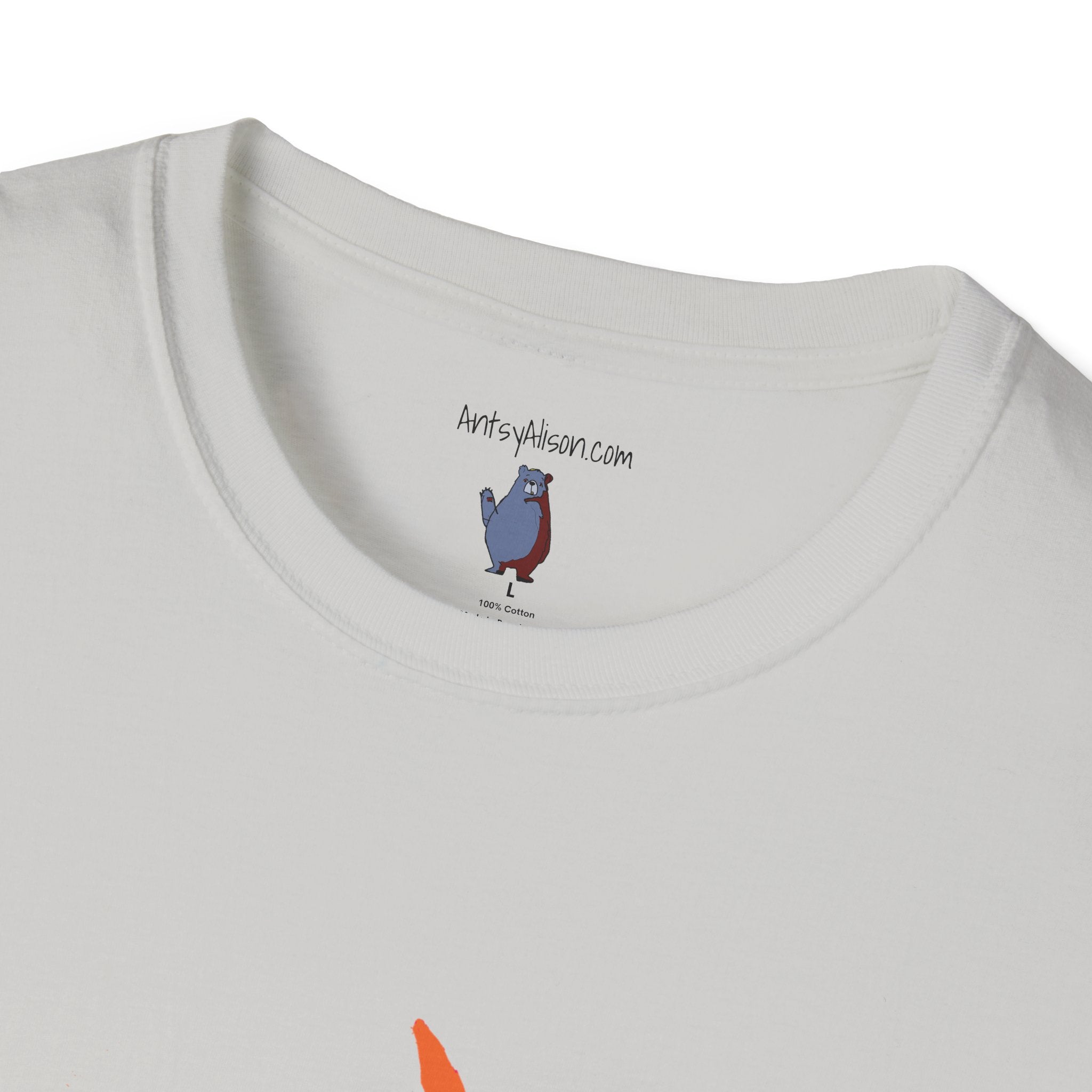 Midwest Modern Serious Pink & Black Bird Art Tee - 100% Cotton T-Shirt