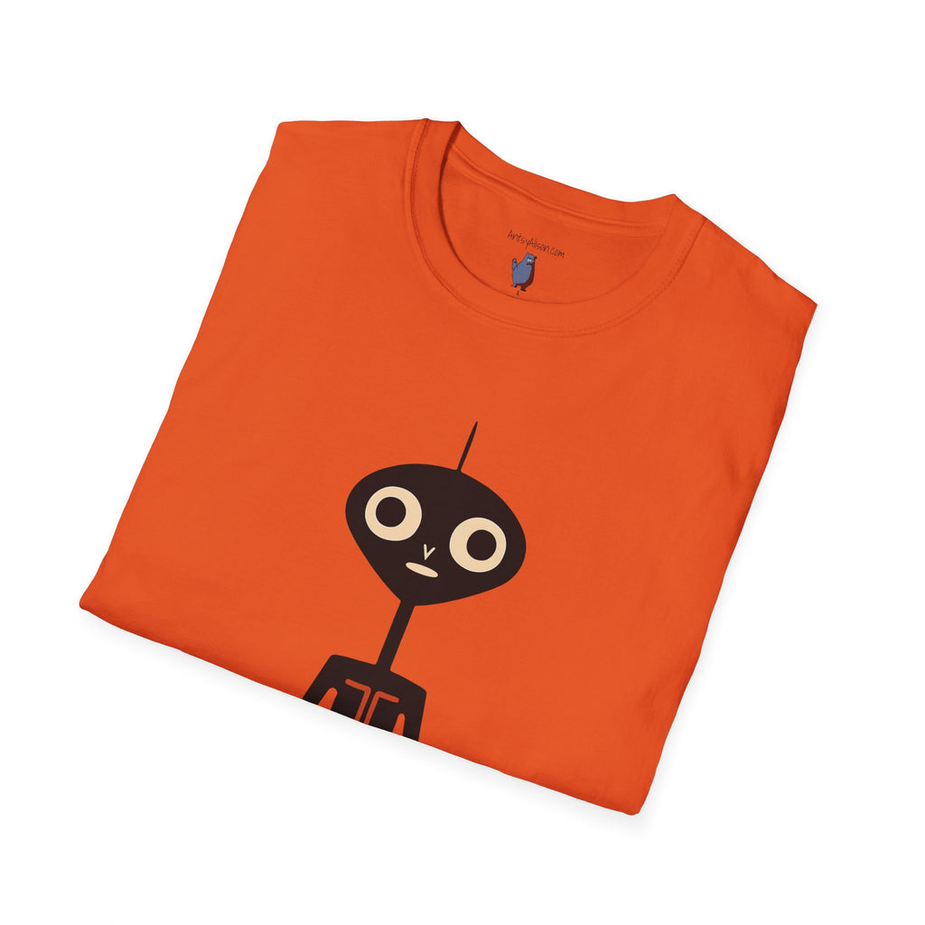 Midwest Modern UAP Alien Number One Graphic Art Tee - 100% Cotton T-Shirt