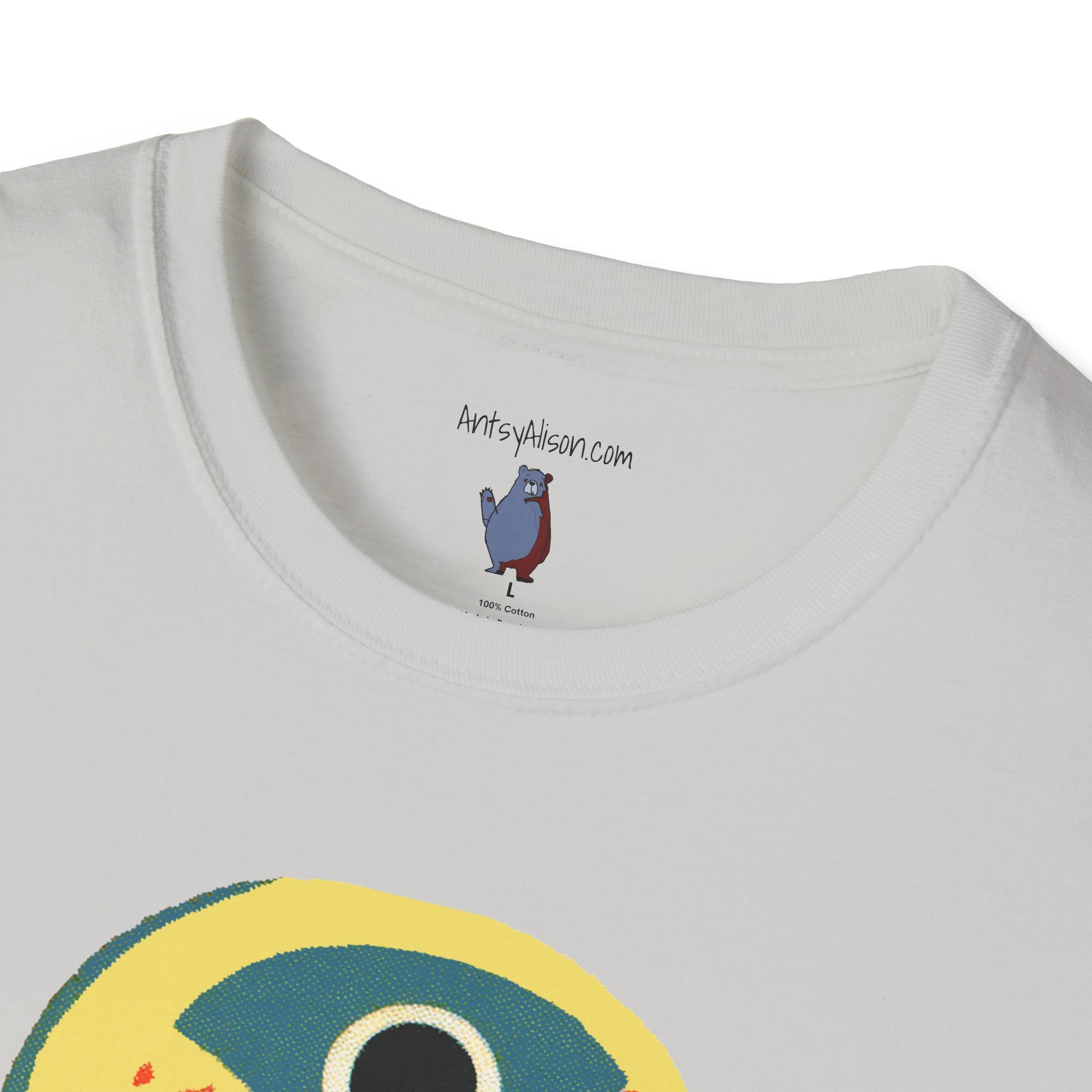 Retro BlueBird Graphic Art Tee - 100% Cotton T-Shirt