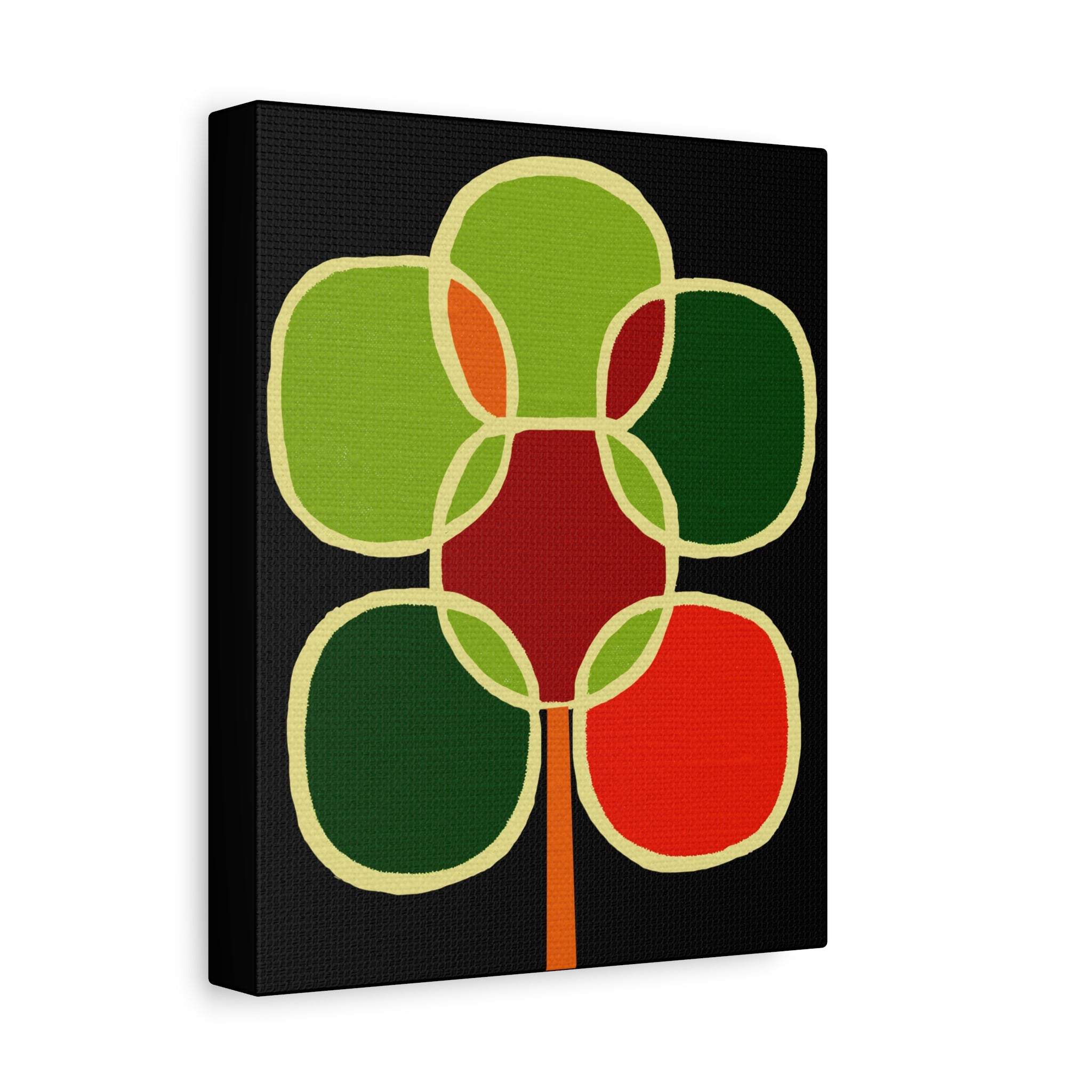 Midwest Modern Cluster Tree Print - Matte Canvas, Stretched, 1.25" -  home decor, wall art, nature, tree