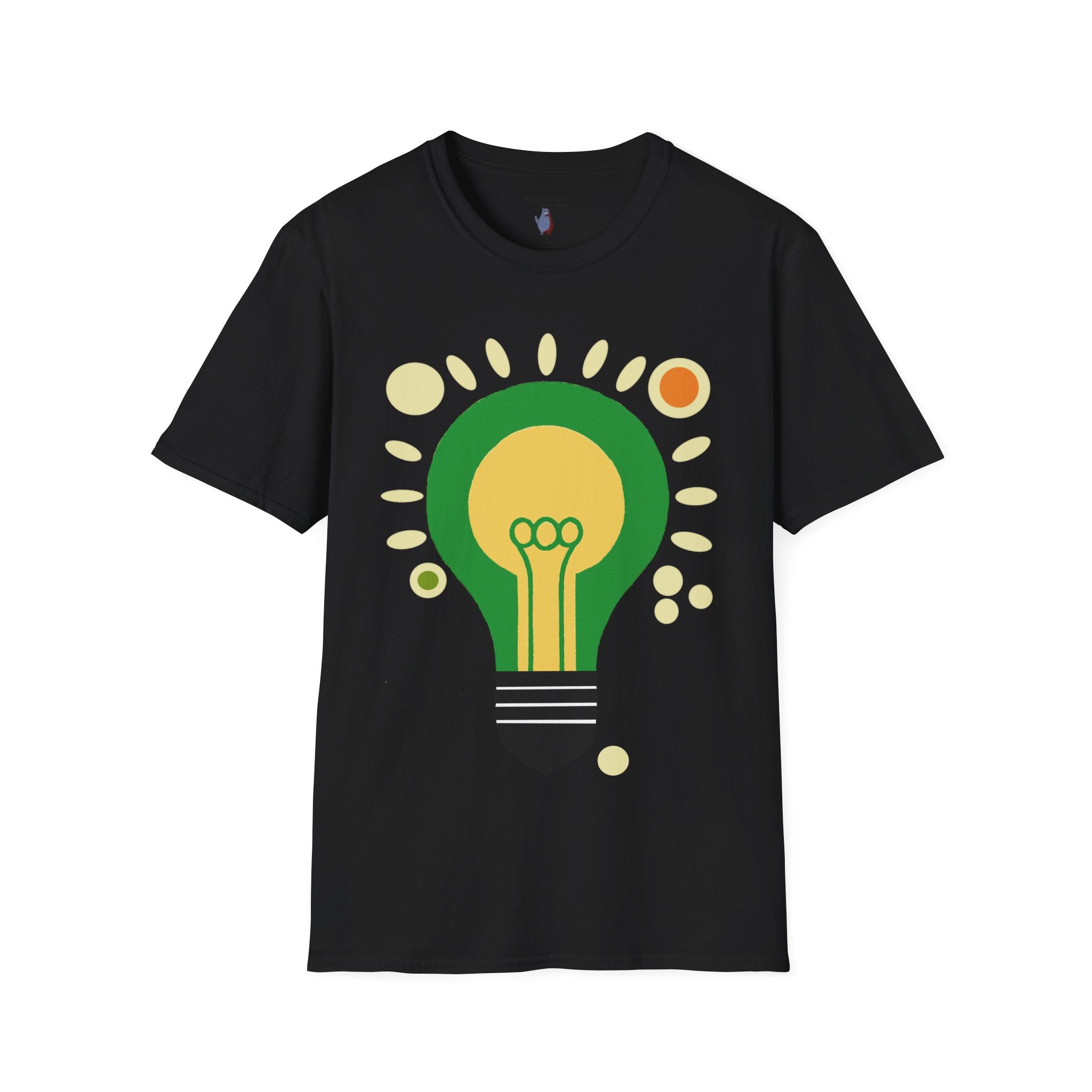 Midwest Modern Pop Icon Light Bulb - 100% Cotton Graphic Tee - light bulb, bright idea