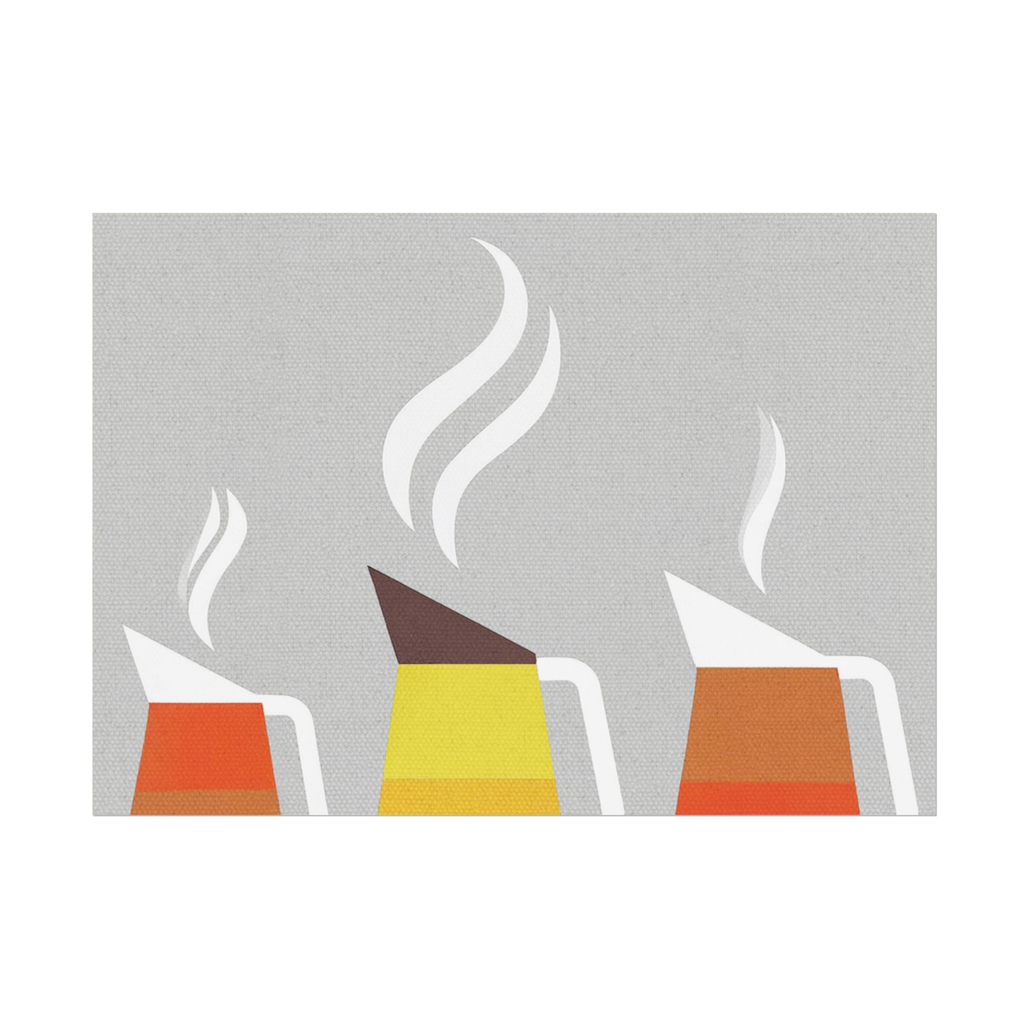 Danish Modern Inspired Coffee Pot Art Print Rolled Poster | Wall Art, Midwest Mod, Danish Modern, Coffee, Coffee Pot