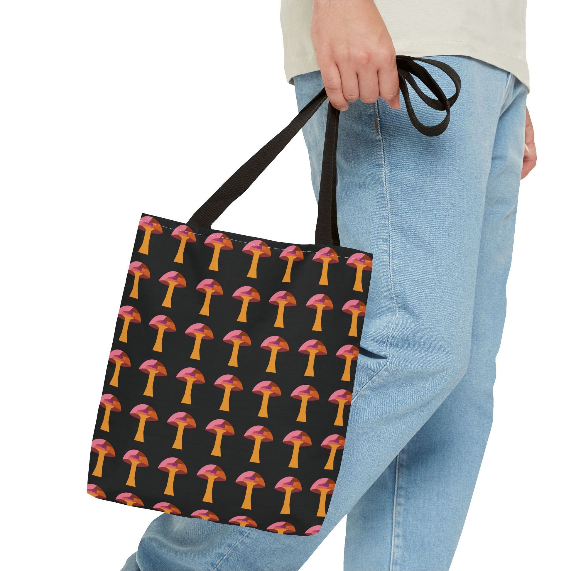 Midwest Mod Mushroom Tote Bag, Eco-Friendly Shopping Bag, Beach Tote, Gift for Nature Lovers, Summer Accessory, Lightweight Carryall