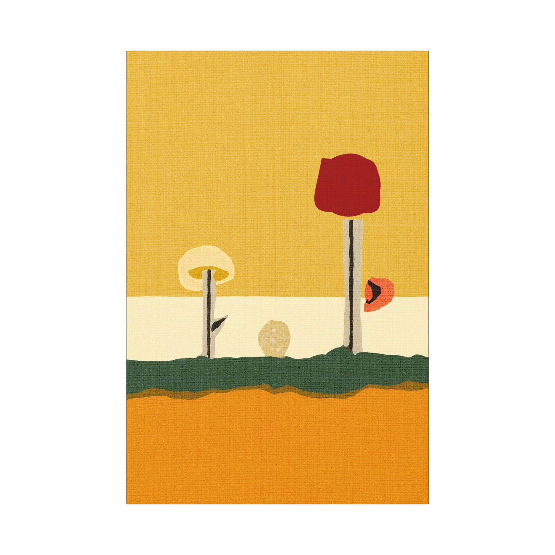 Midwest Mod Collage Recalled Art Print - Matte Canvas, Stretched, 1.25"