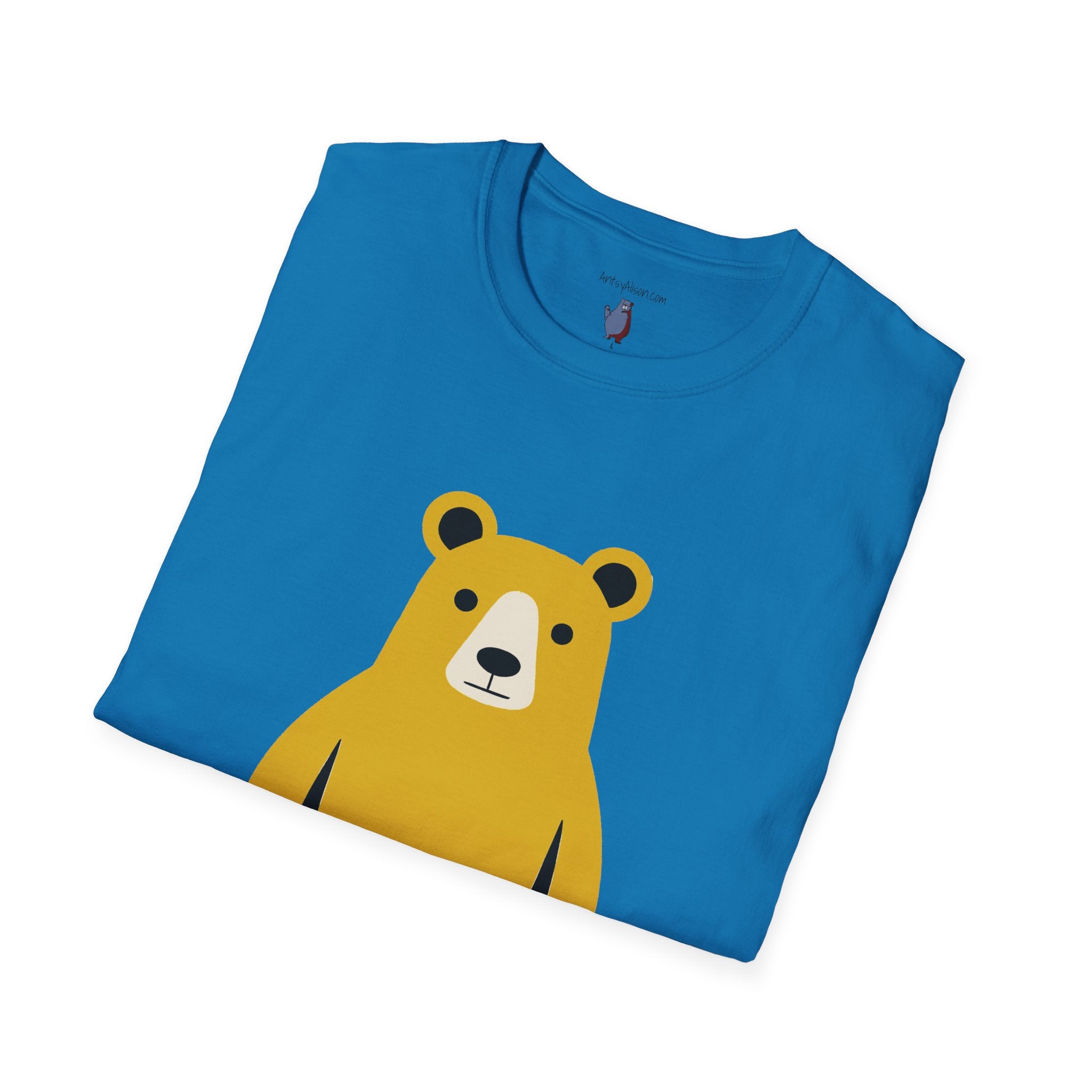 Muscle Bear Graphic Art - 100% Cotton T-Shirt