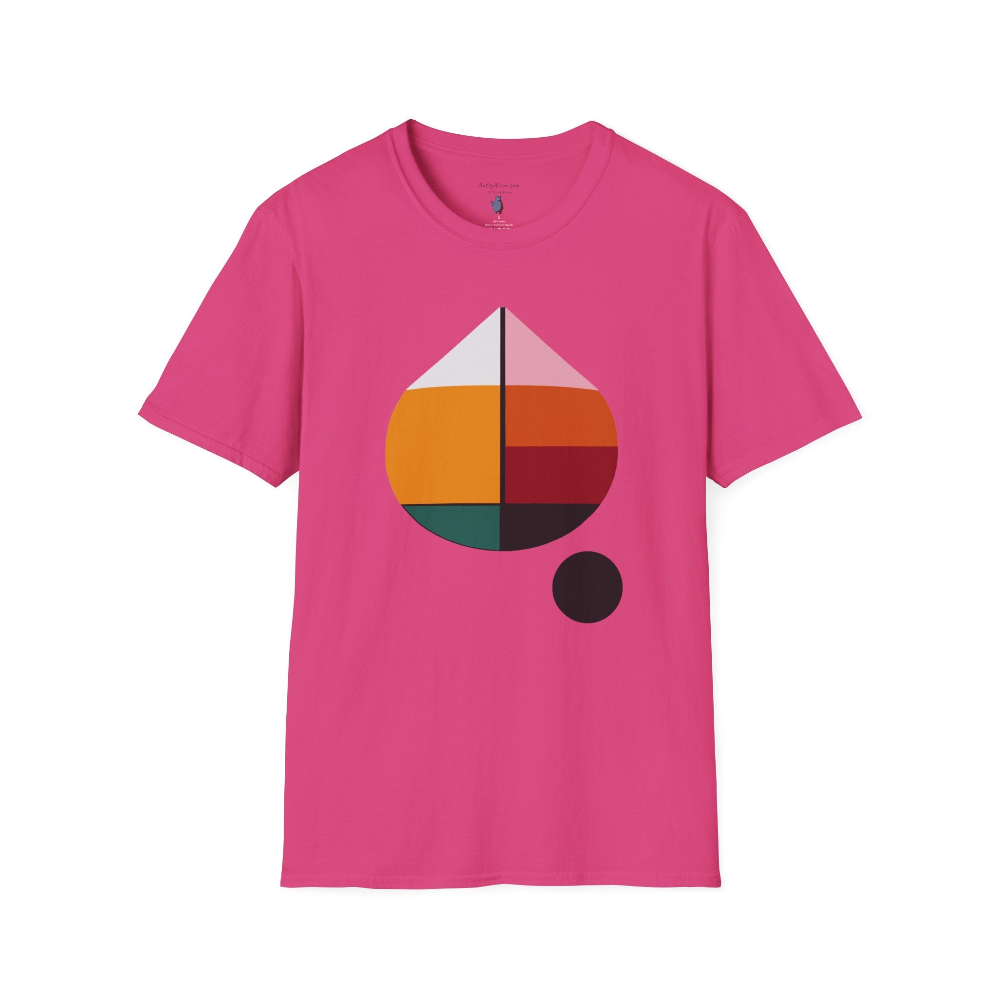 MCM Inspired Tear Drop - Unisex Softstyle Graphic T-Shirt