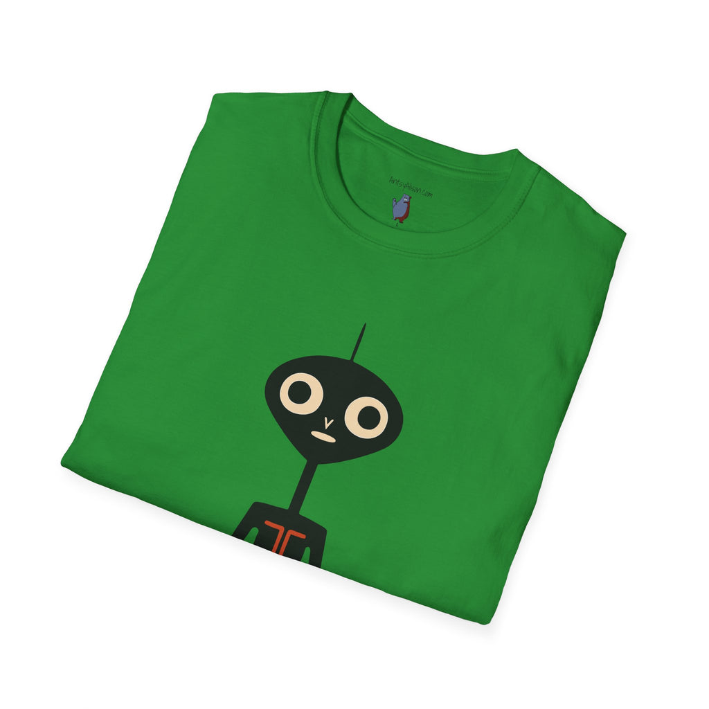 Midwest Modern UAP Alien Number One Graphic Art Tee - 100% Cotton T-Shirt