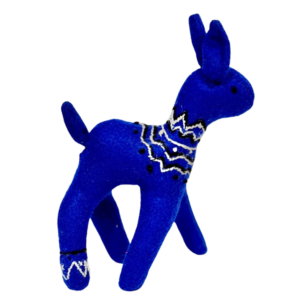 One of a Kind Deer Soft Art Textile Plush Decor