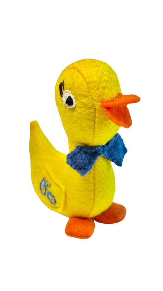 One of a Kind Plush Art Duckling