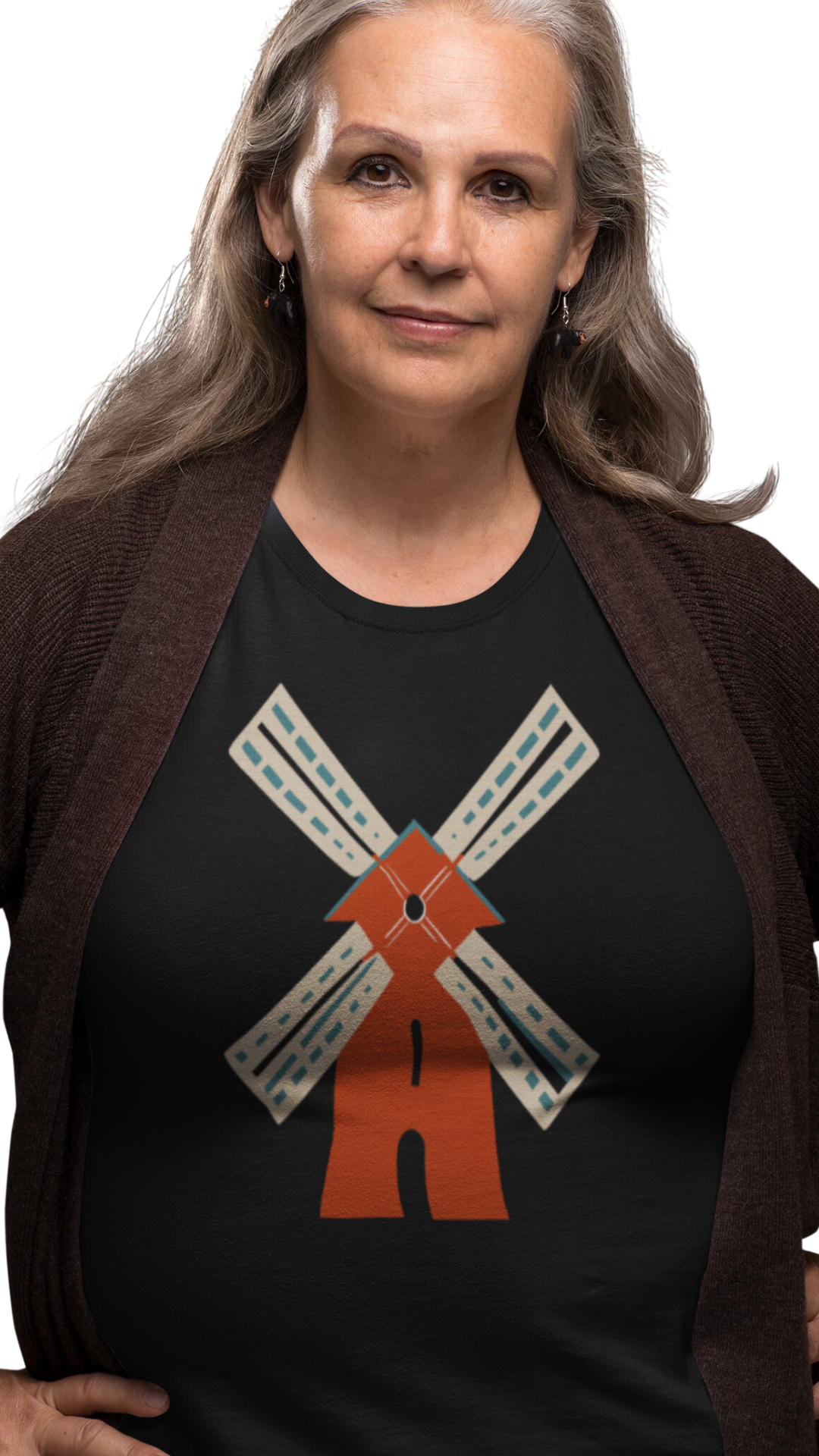 Modern Windmill - Unisex Softstyle Graphic T-Shirt