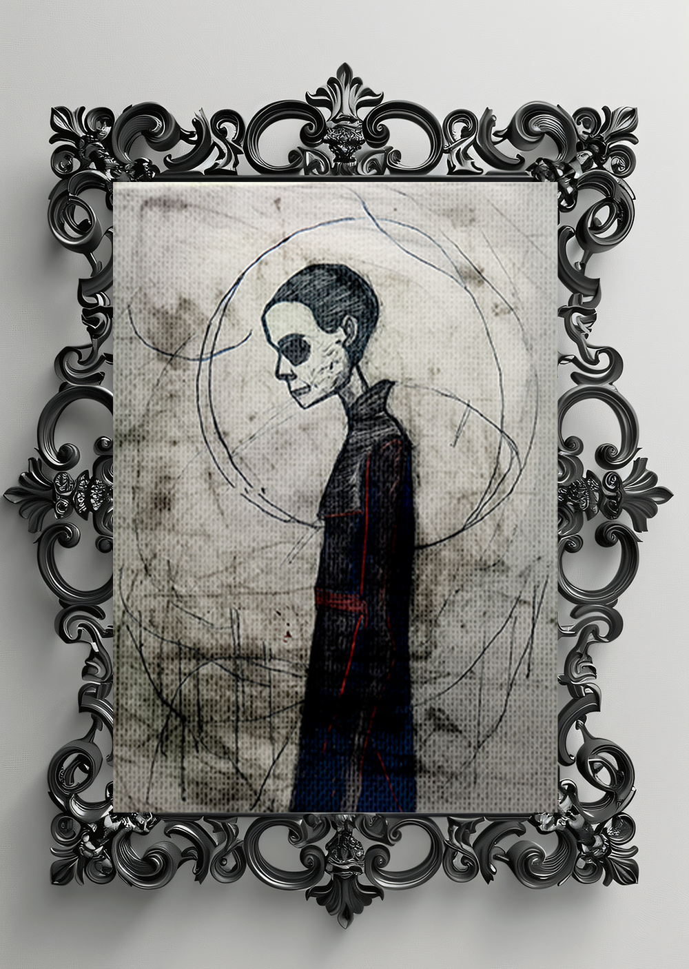 Vampire in Training Art Print  - Matte Canvas, Stretched, 1.25"