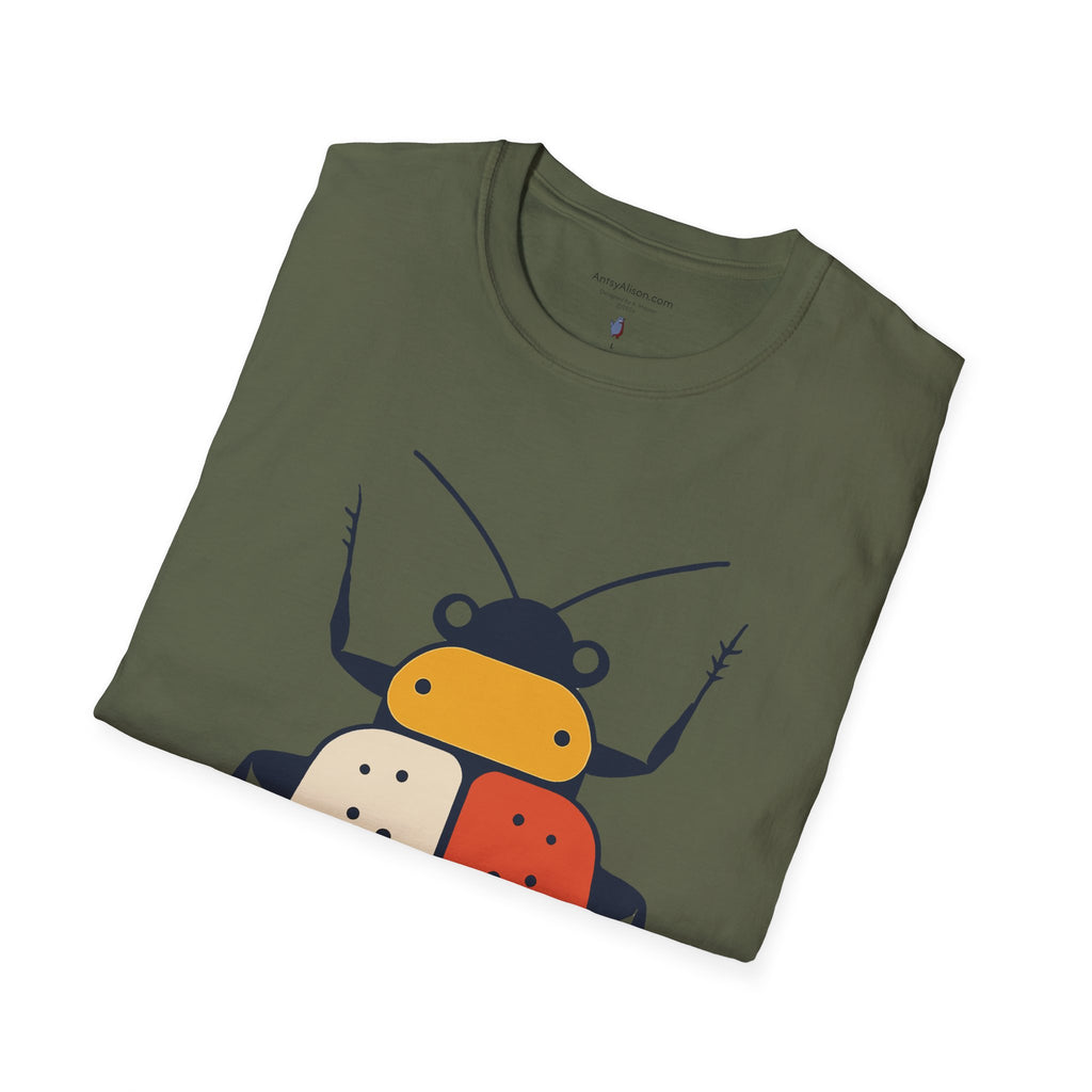 Midwest Modern Big Ol' Beetle - Unisex Softstyle T-Shirt