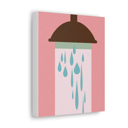 MCM Inspired Pop Art Shower Head Canvas Gallery Wrap