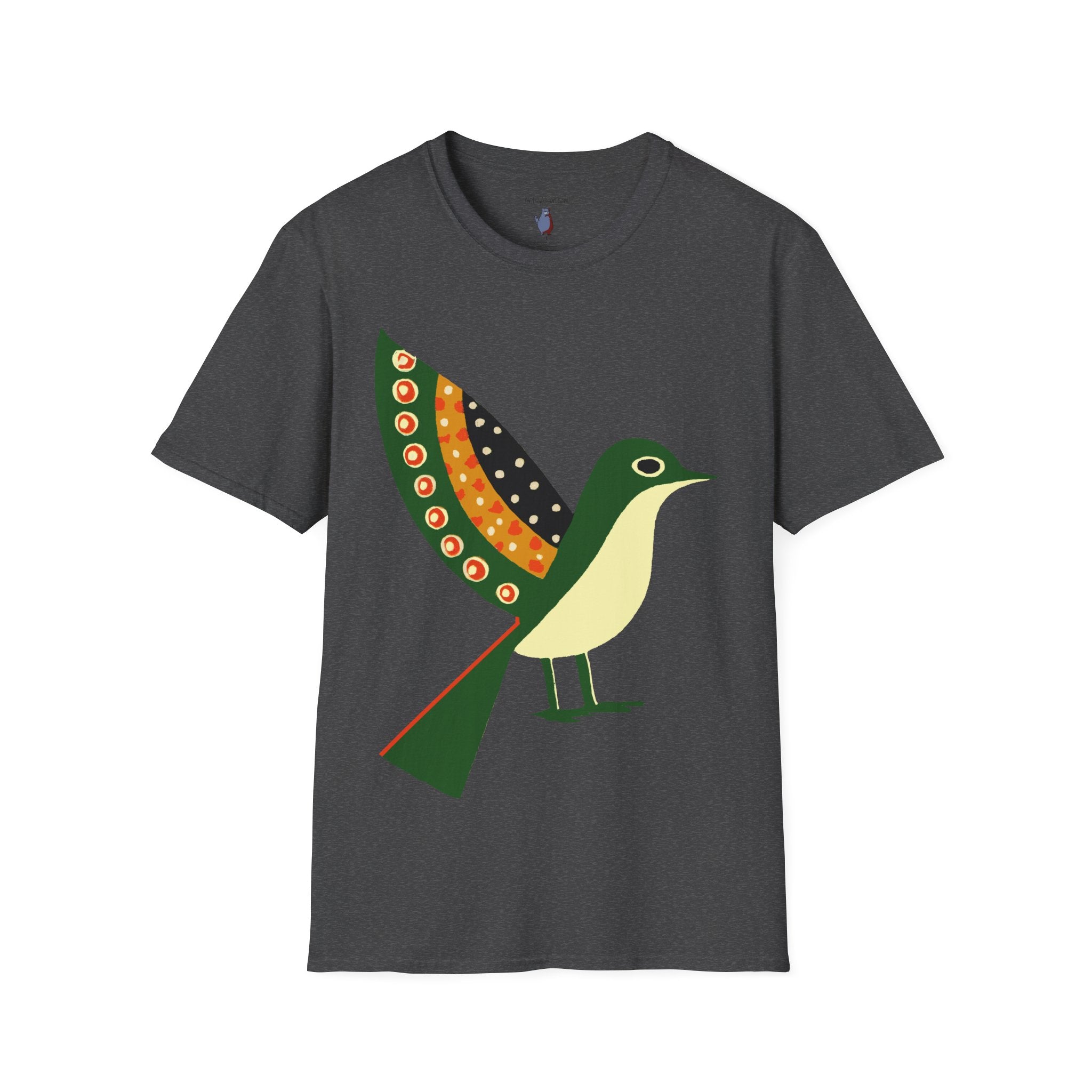 Ready to Fly Bird Graphic Art Tee - 100% Cotton T-Shirt