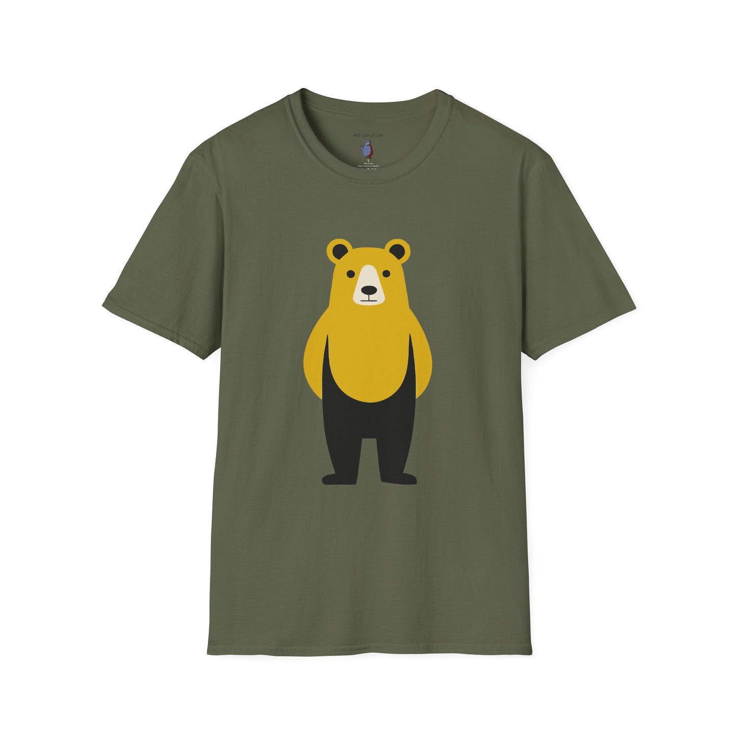 Muscle Bear Graphic Art - 100% Cotton T-Shirt