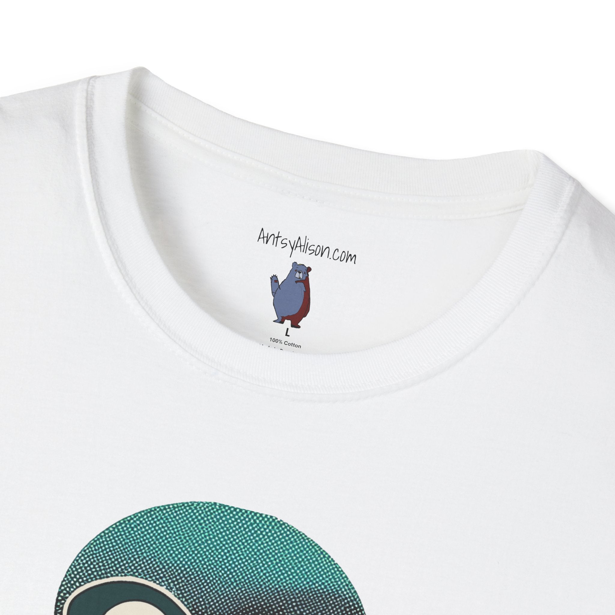 Midwest Modern UAP UFO Alien Number Two Graphic Art Tee - 100% Cotton T-Shirt