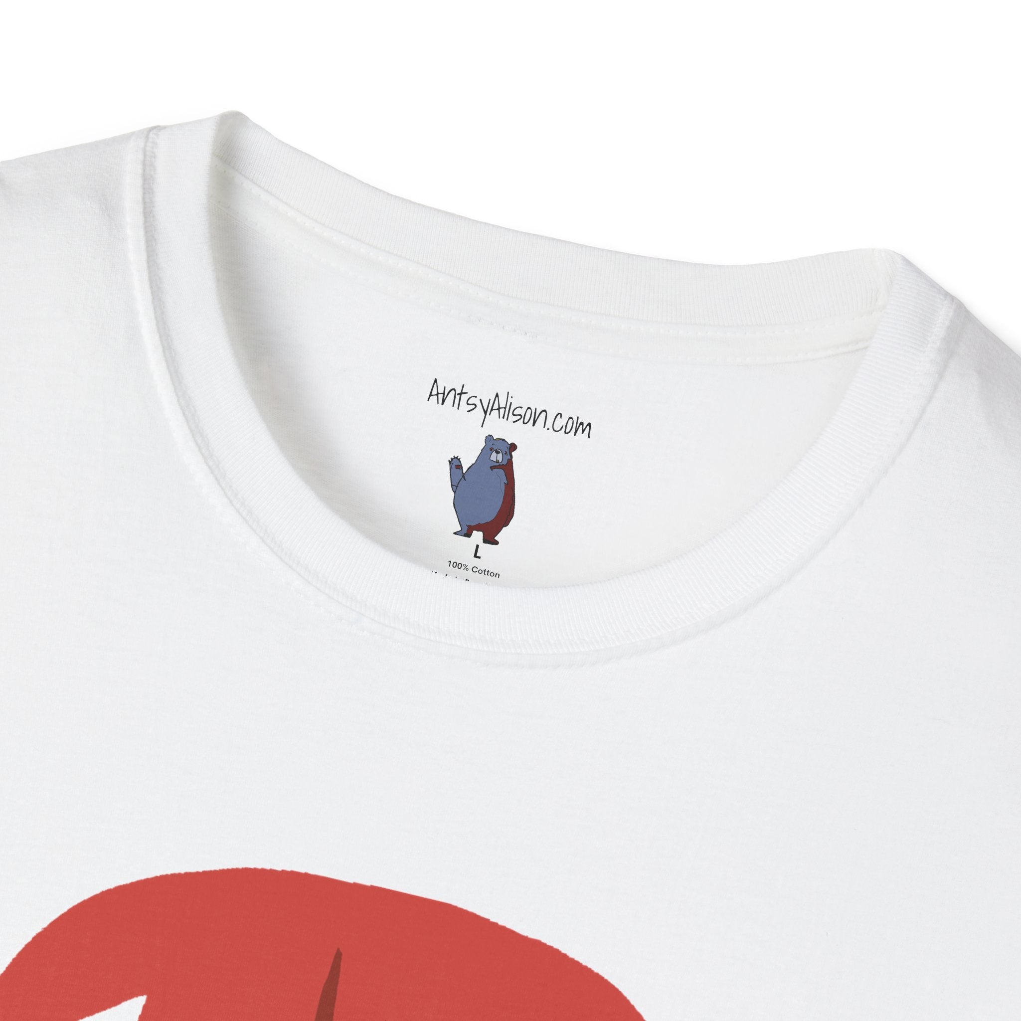 Scrappy Little Dog Graphic Art Tee - 100% Cotton T-Shirt