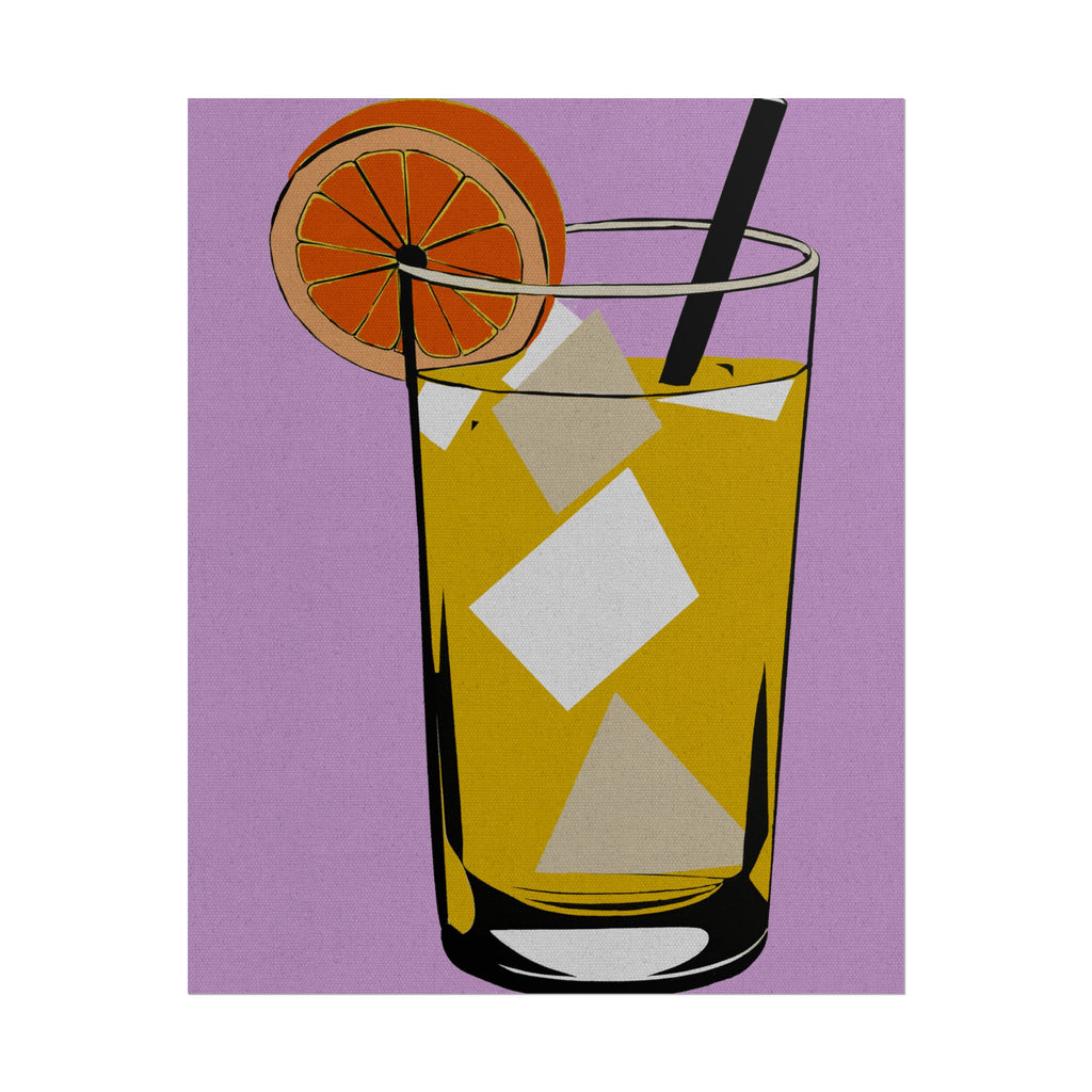 Comfort Food Pop Art Print - Lemonade Rolled Poster | Wall Art, Midwest Mod, Comfort Food, Lemonade, Lemons, Refreshment