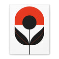 Ladybug Red Mod Flower - Matte Canvas, Stretched, 1.25"