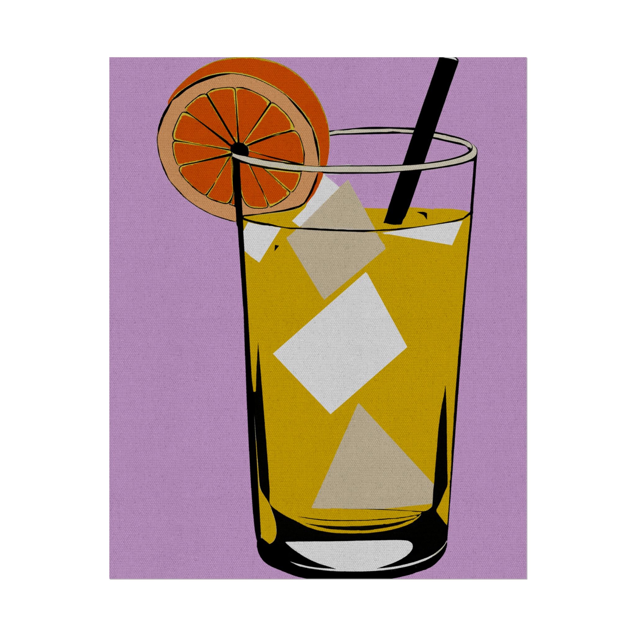 Comfort Food Pop Art Print - Lemonade Rolled Poster | Wall Art, Midwest Mod, Comfort Food, Lemonade, Lemons, Refreshment