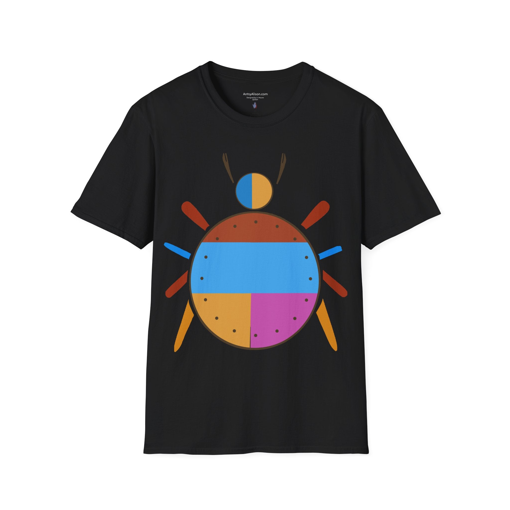 Modern Spider Insect - Unisex Softstyle T-Shirt
