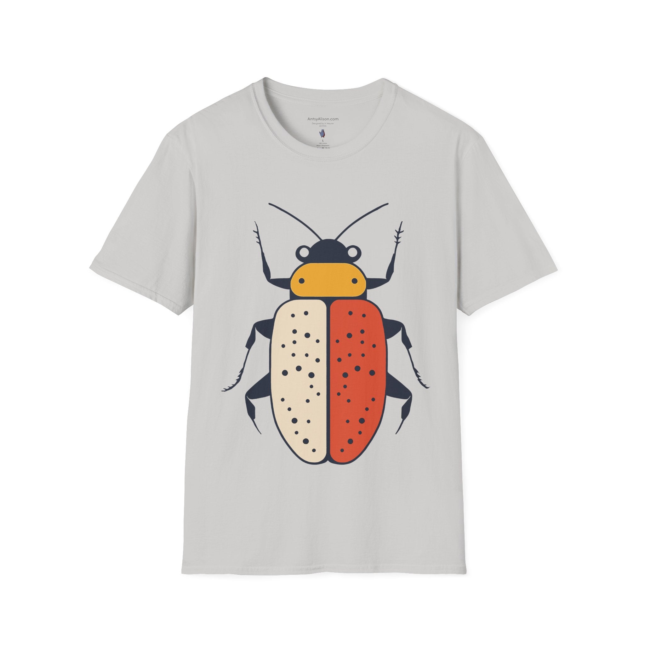 Midwest Modern Big Ol' Beetle - Unisex Softstyle T-Shirt