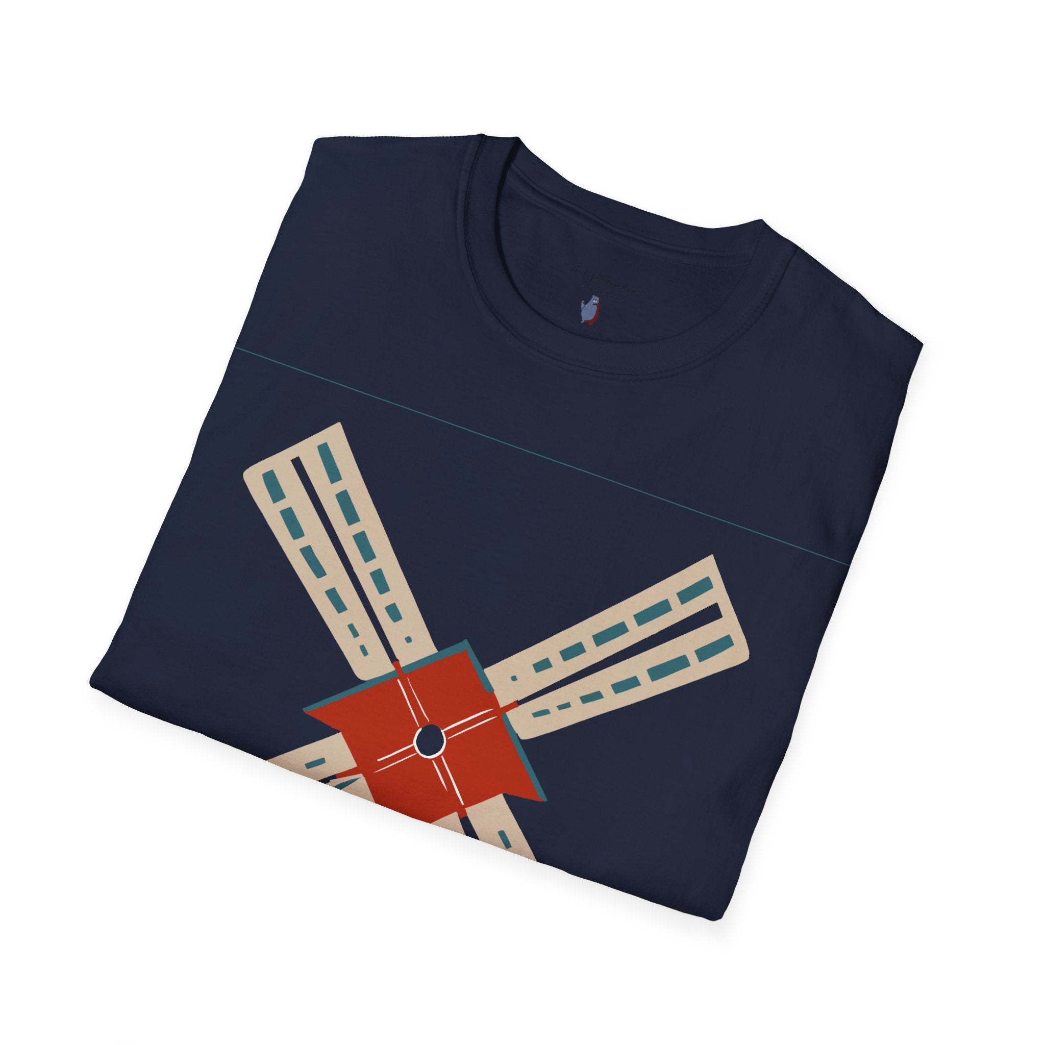 Modern Windmill - Unisex Softstyle Graphic T-Shirt