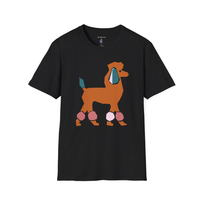 Funky Mod Poodle - 100% Cotton T-Shirt