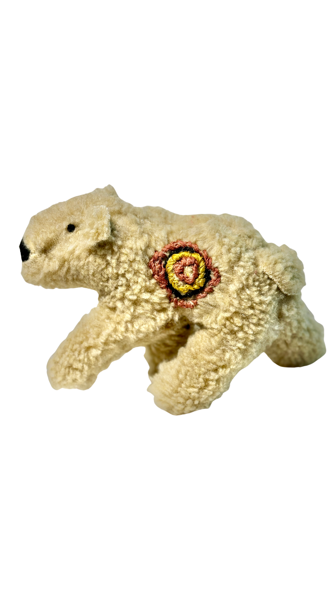 One of a Kind Bear Soft Art Textile Plush Decor