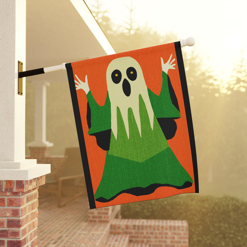 Halloween Seasonal Midwest Mod Retro Ghost Whimsical Yard Decoration, Unique Home & Garden Decor, Outdoor Signs, Fun Garden Art
