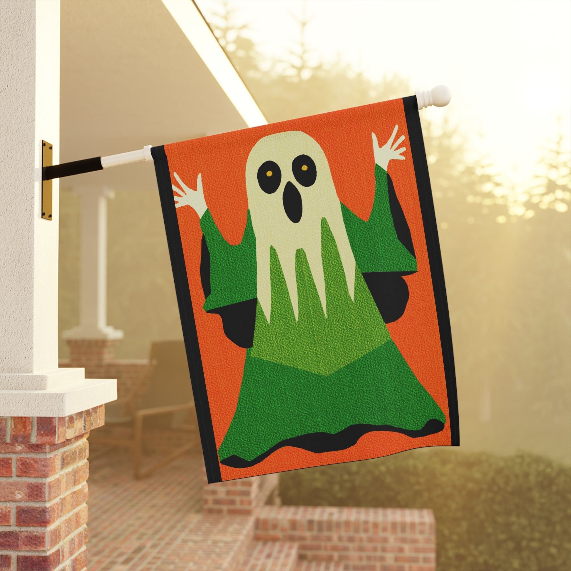 Halloween Seasonal Midwest Mod Retro Ghost Whimsical Yard Decoration, Unique Home & Garden Decor, Outdoor Signs, Fun Garden Art