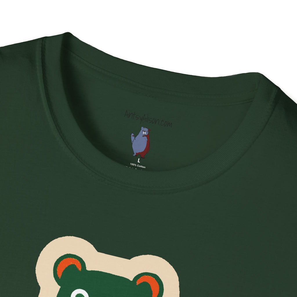 Mod Gumball Bear Graphic Art Tee - 100% Cotton T-Shirt