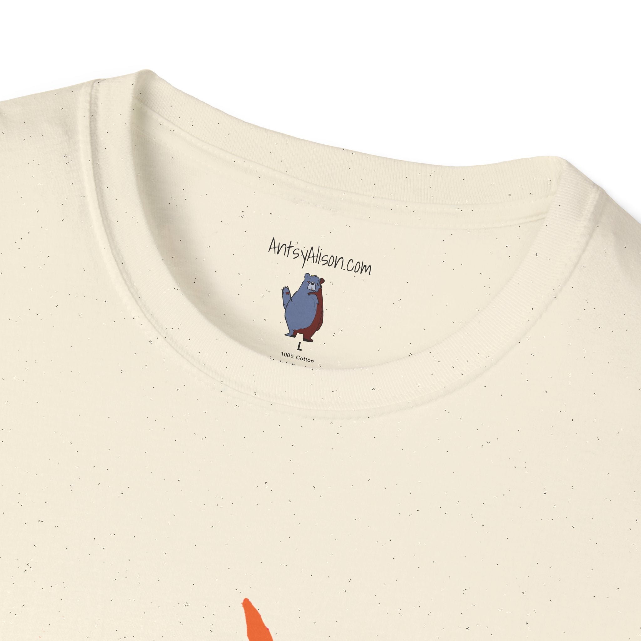 Midwest Modern Serious Pink & Black Bird Art Tee - 100% Cotton T-Shirt