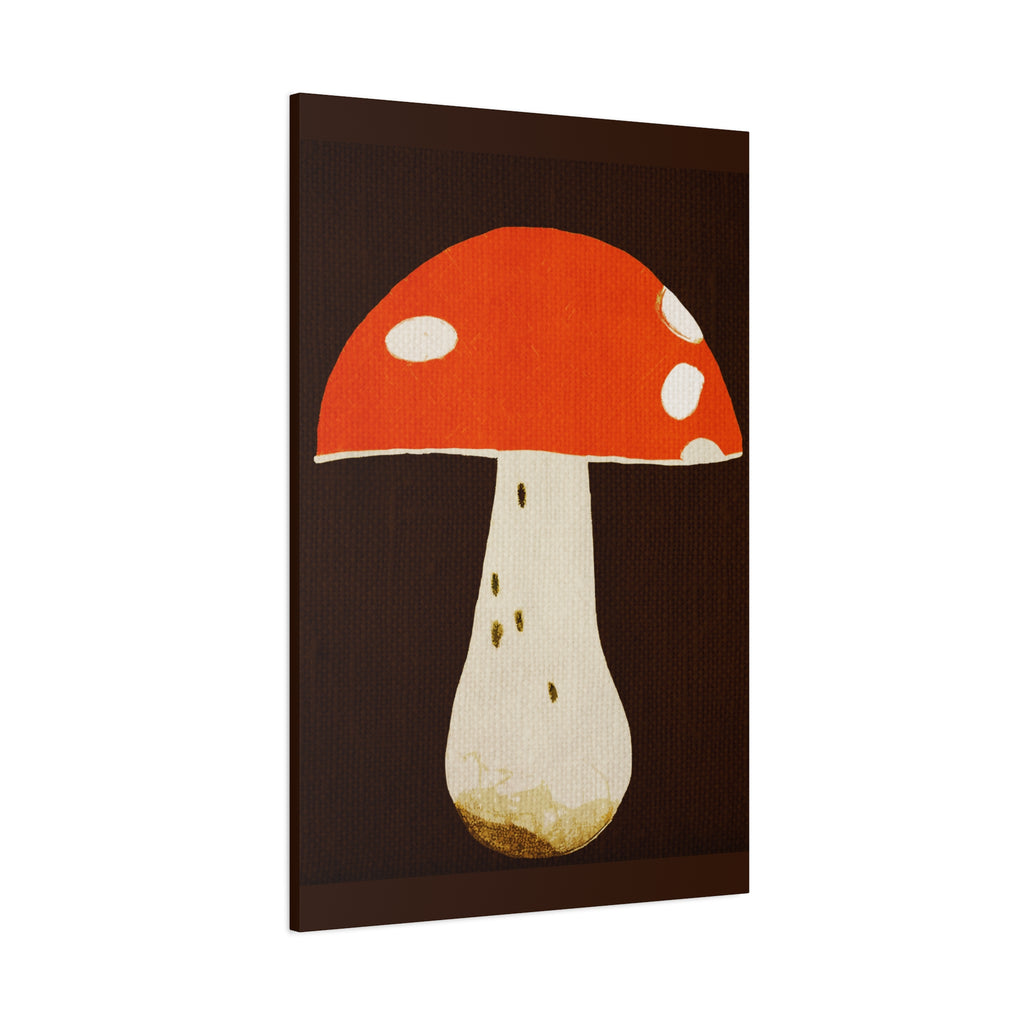 Midwest Modern Mushroom Forage Print - Spring is Coming - Matte Canvas, Stretched, 1.25"