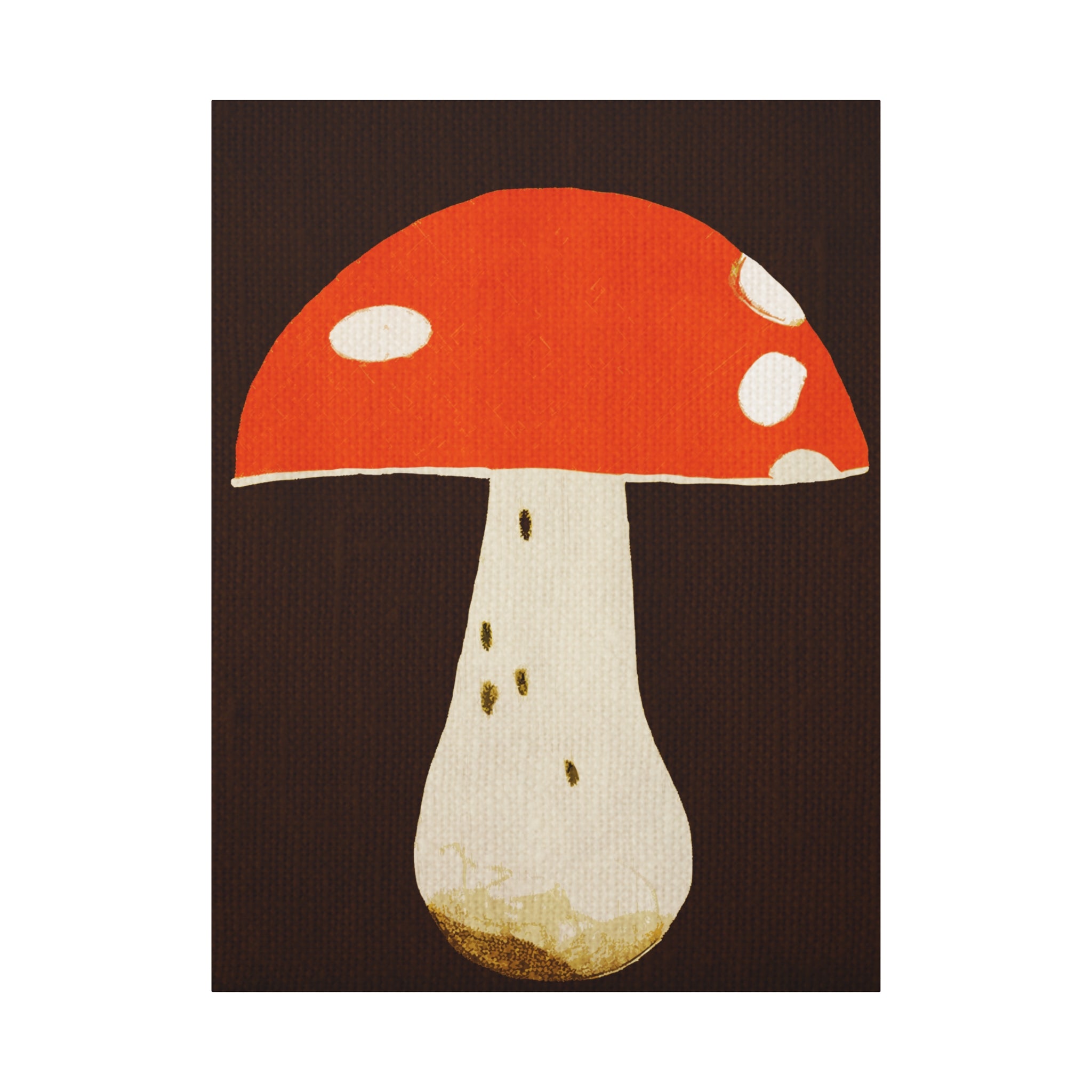 Midwest Modern Mushroom Forage Print - Spring is Coming - Matte Canvas, Stretched, 1.25"