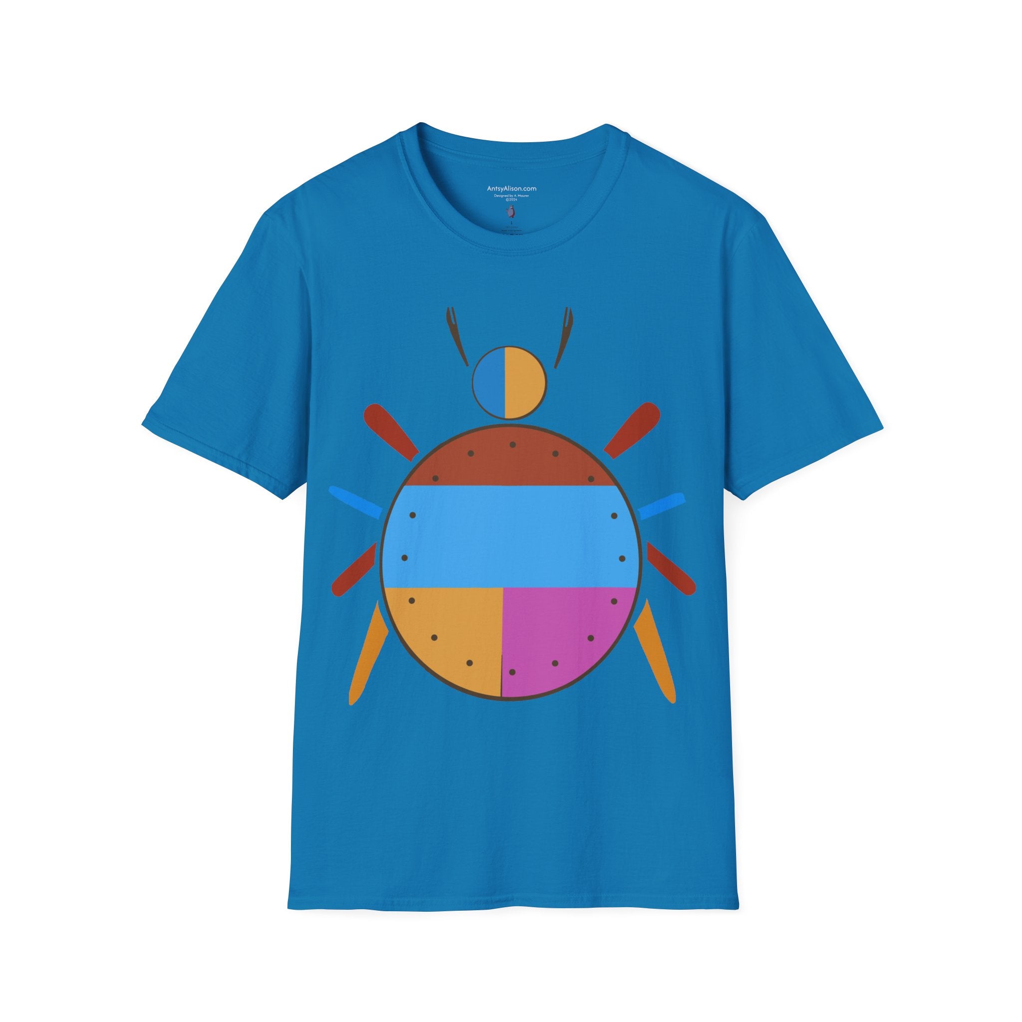 Modern Spider Insect - Unisex Softstyle T-Shirt