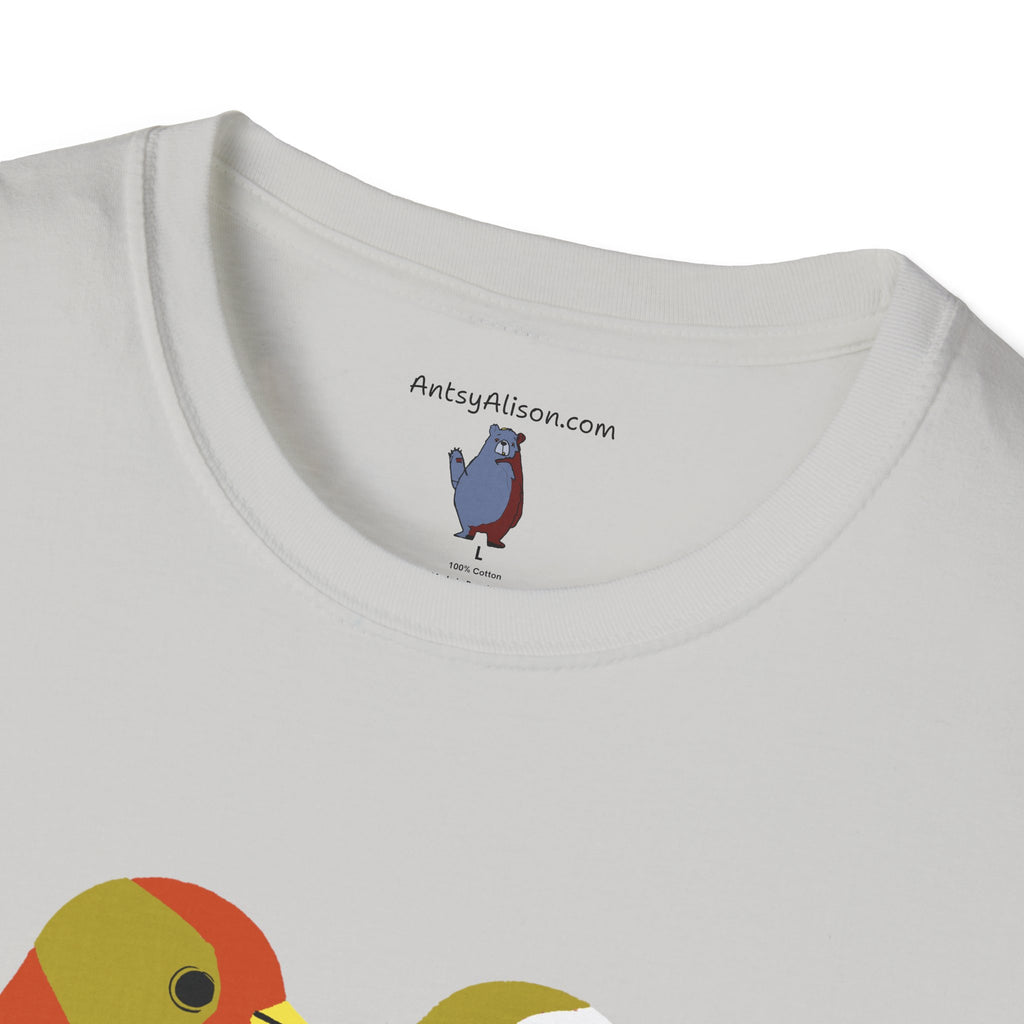 Modern Lovebirds - Unisex Softstyle T-Shirt 100% Cotton