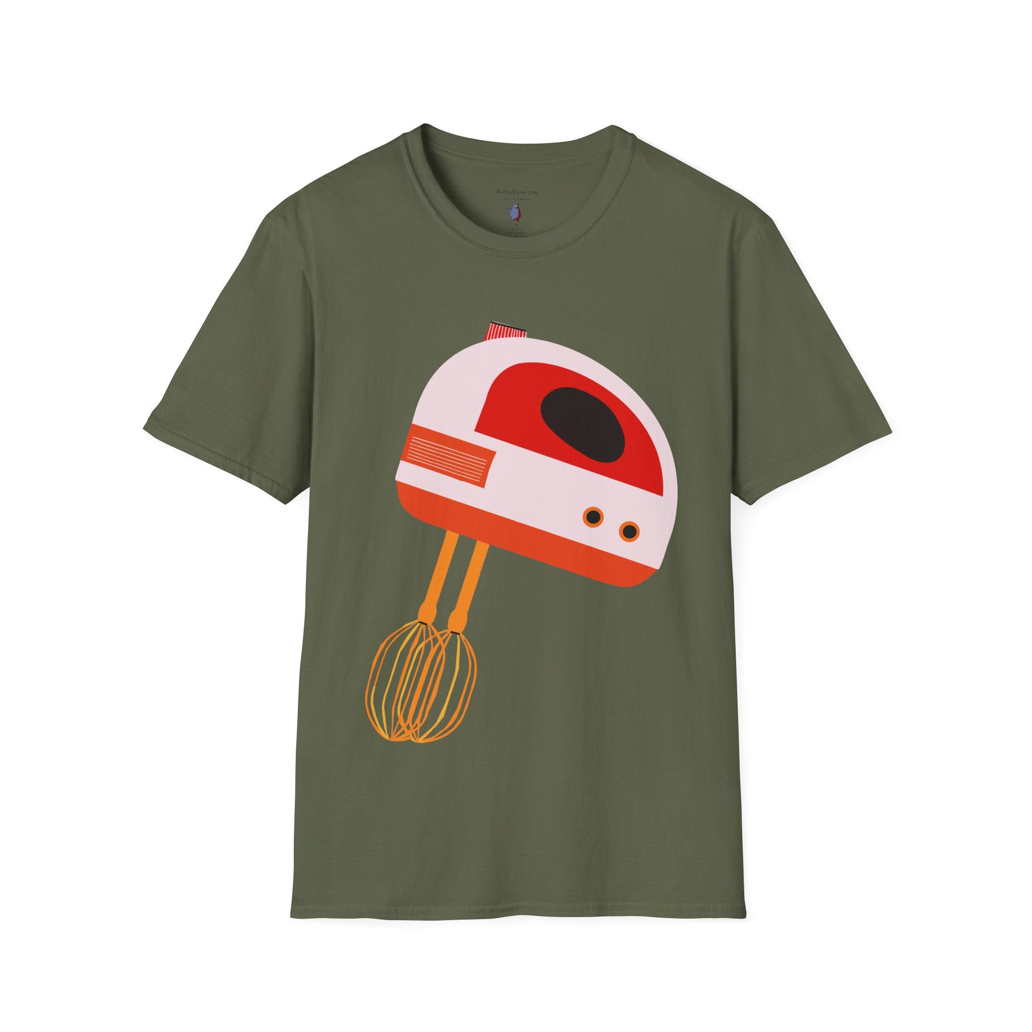 Retro Hand Mixer Blender Graphic T-Shirt