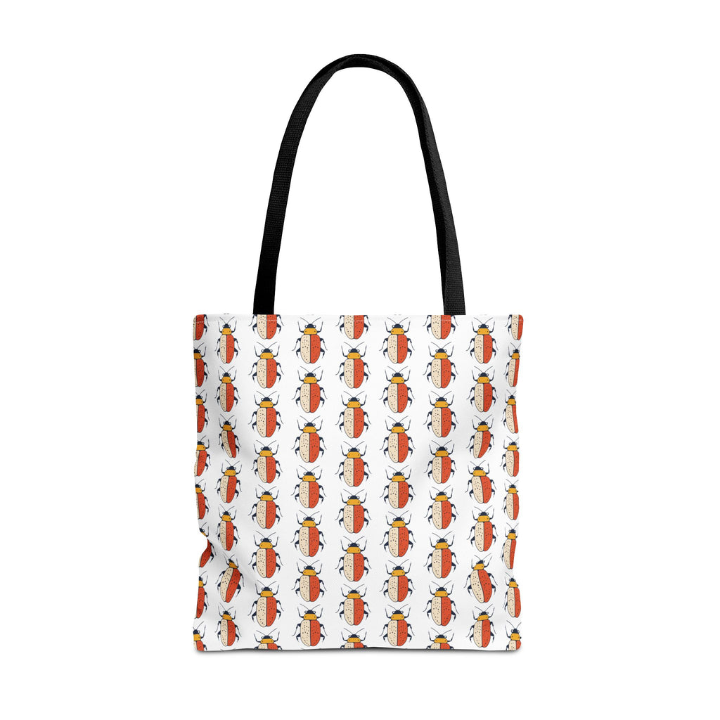 Midwest Mod Colorful Beetle Tote Bag, Eco-Friendly Shopping Bag, Beach Tote, Gift for Nature Lovers, Summer Accessory, Lightweight Carryall