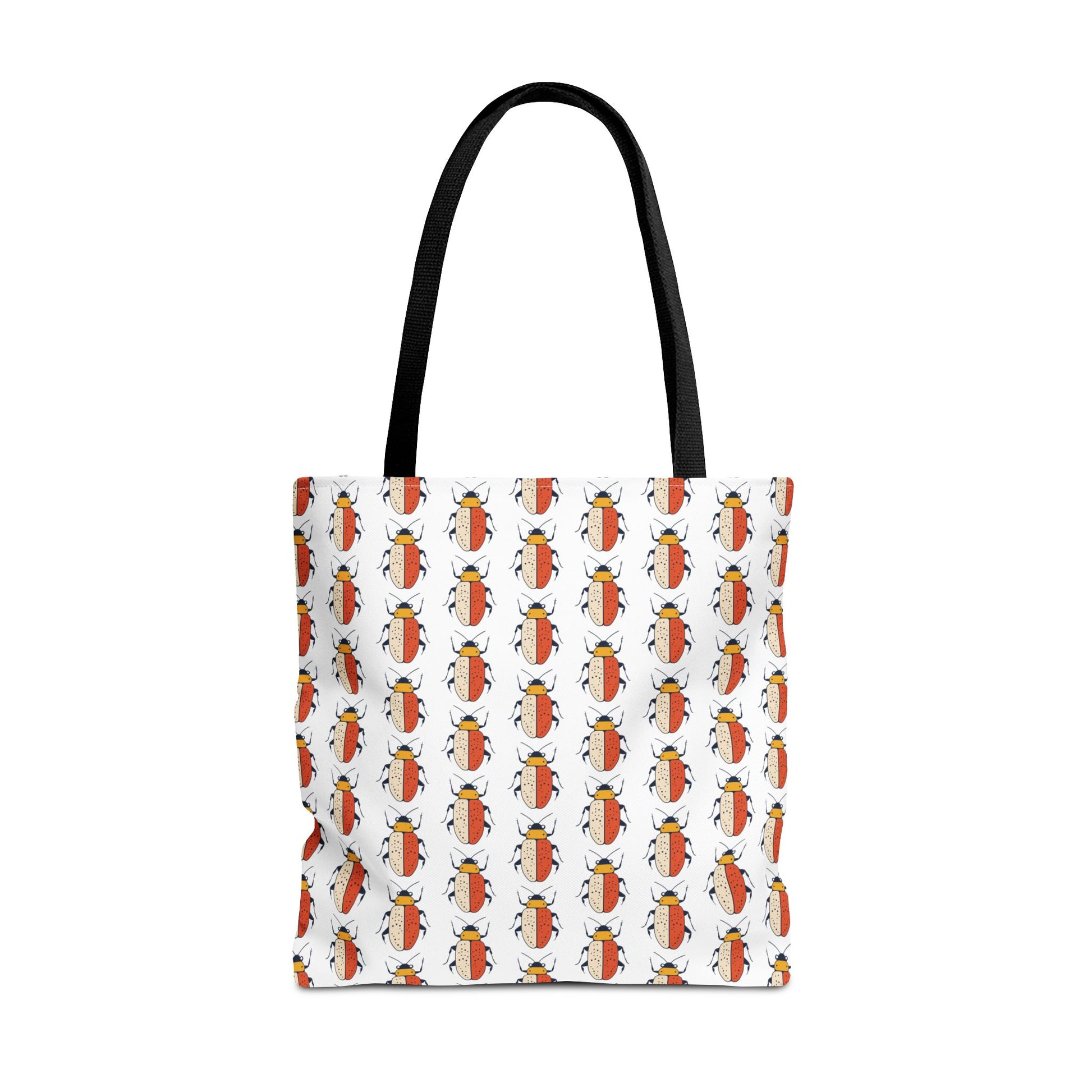 Midwest Mod Colorful Beetle Tote Bag, Eco-Friendly Shopping Bag, Beach Tote, Gift for Nature Lovers, Summer Accessory, Lightweight Carryall