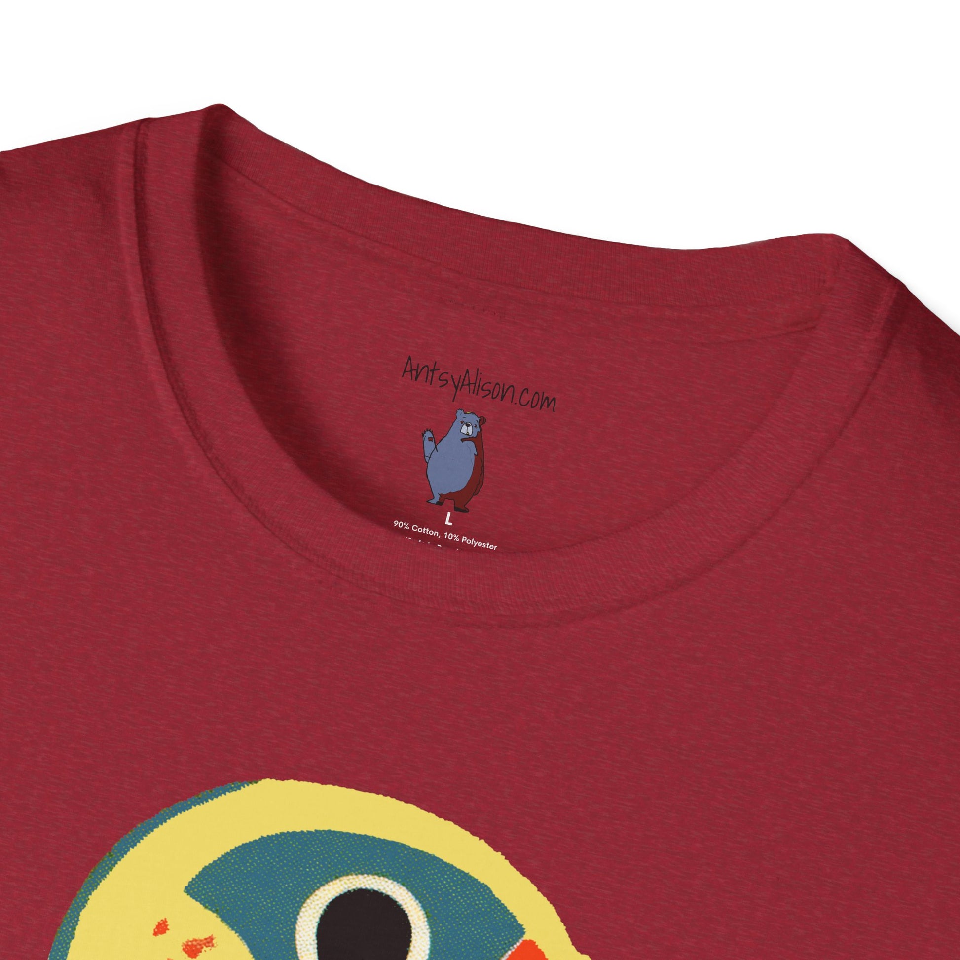 Retro BlueBird Graphic Art Tee - 100% Cotton T-Shirt