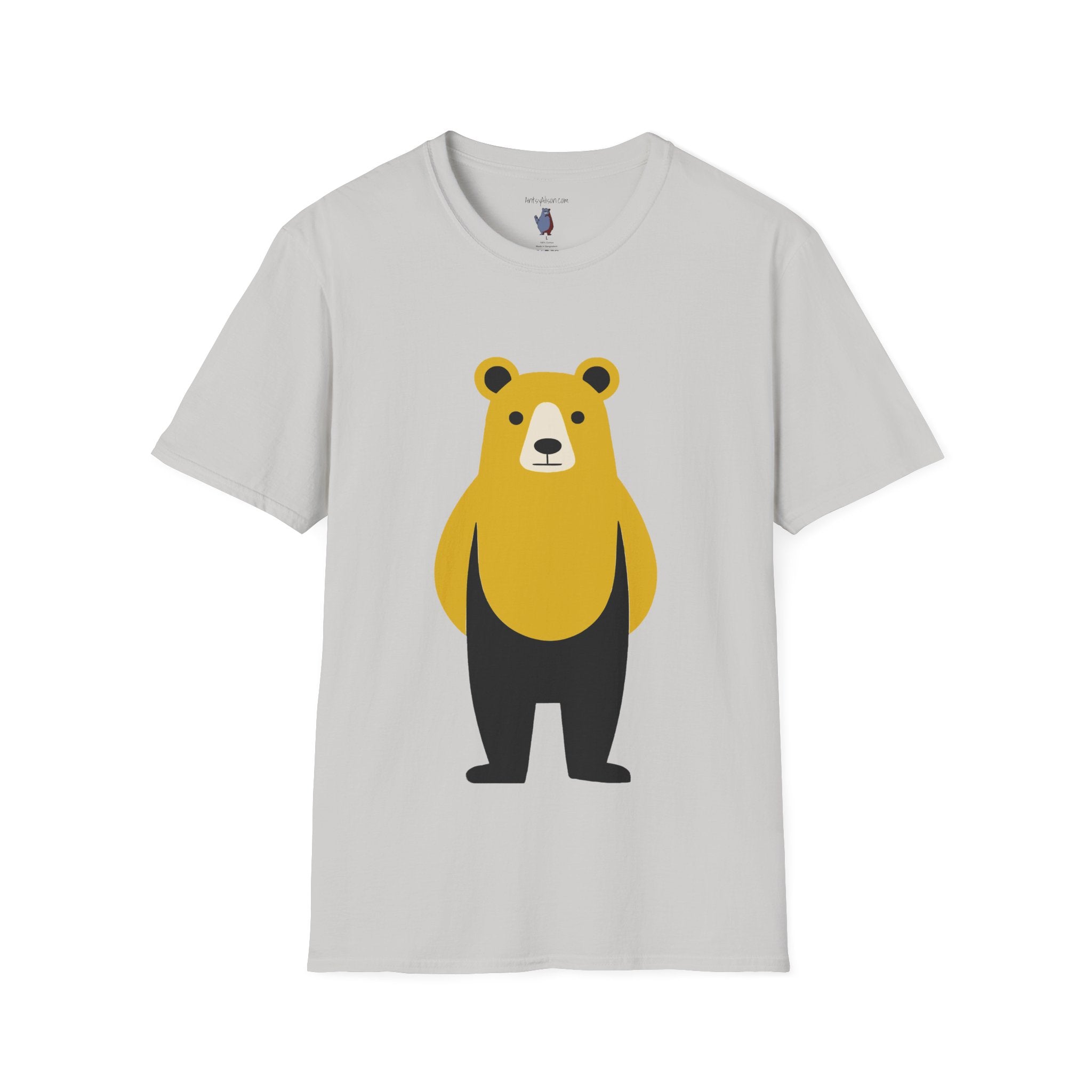 Muscle Bear Graphic Art - 100% Cotton T-Shirt