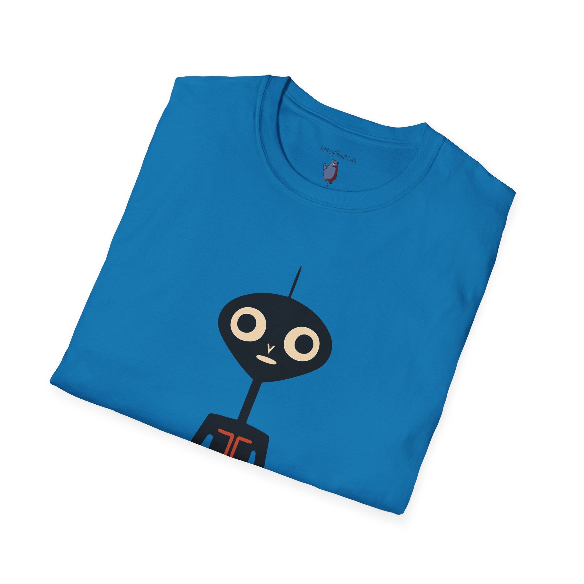 Midwest Modern UAP Alien Number One Graphic Art Tee - 100% Cotton T-Shirt