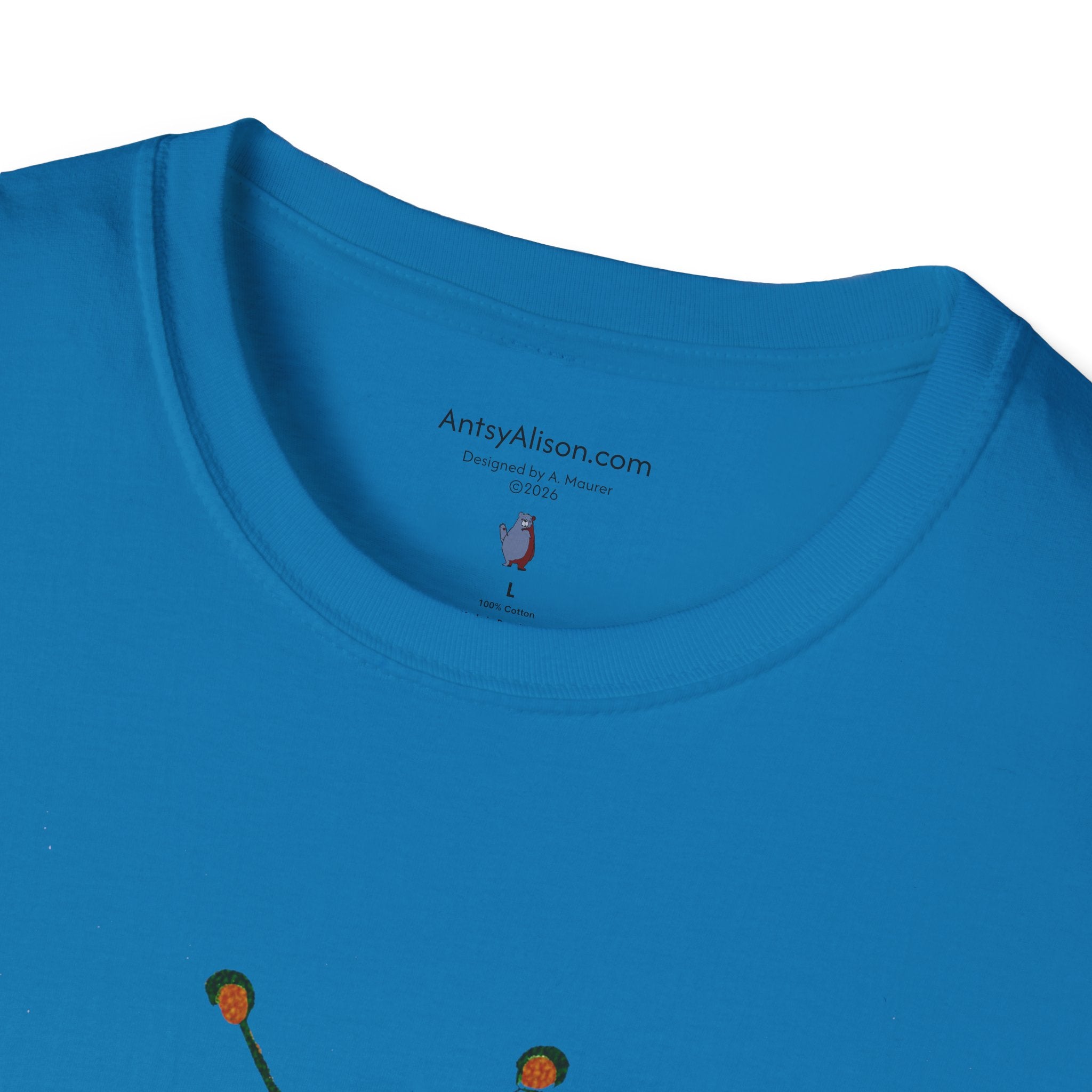 Midwest Modern Green Beetle - Unisex Softstyle T-Shirt