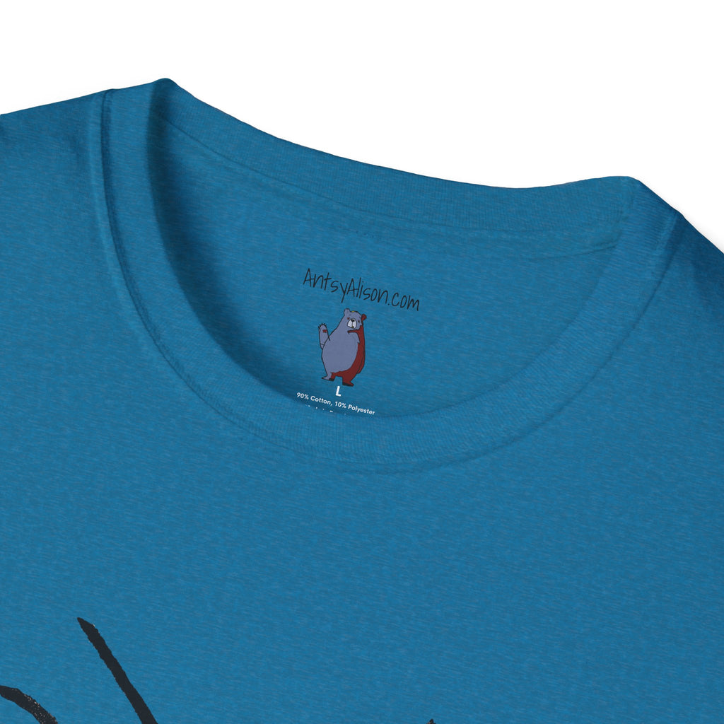 Midwest Modern Beetle Graphic Art Tee - 100% Cotton T-Shirt