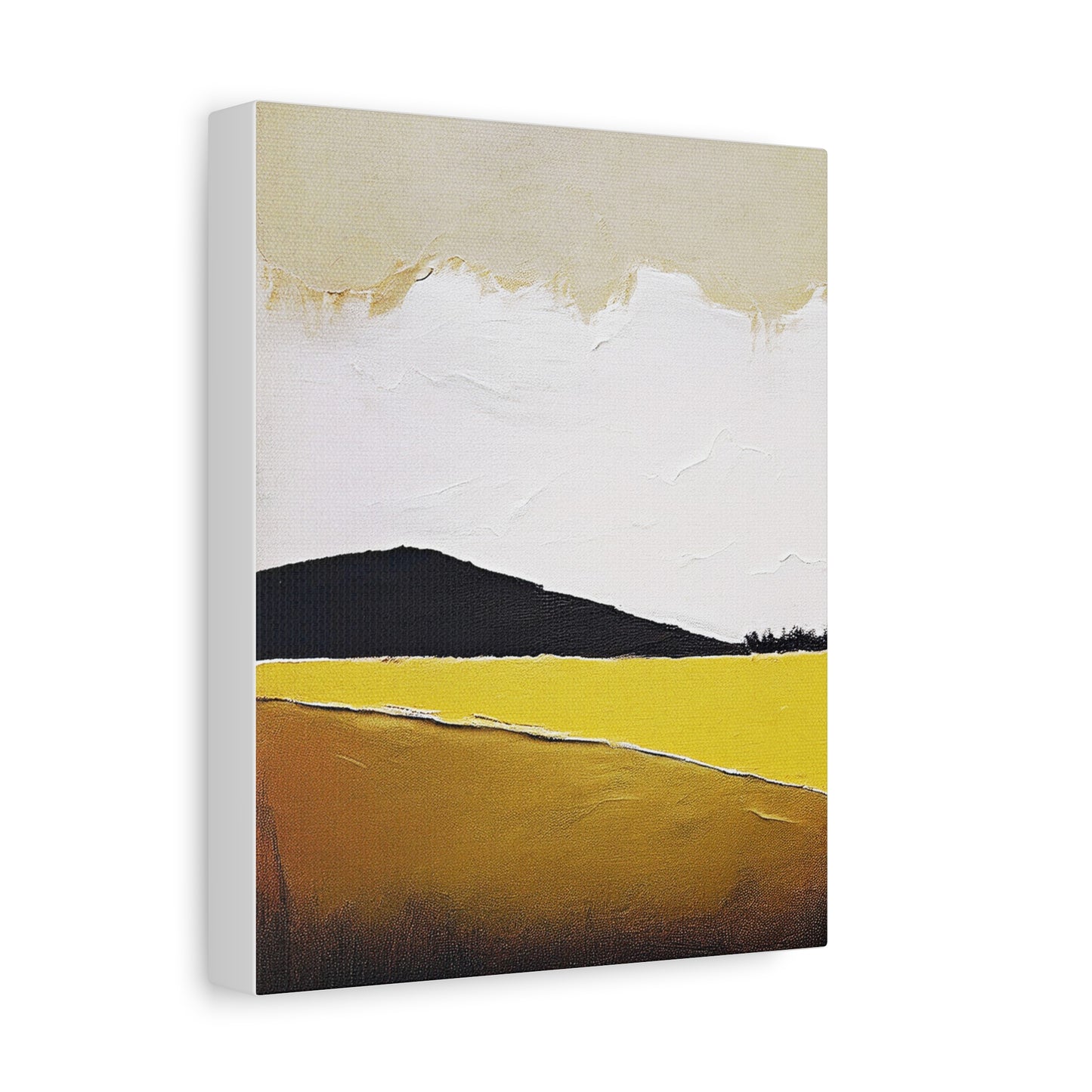 Moody Prairie Landscape Graphic Art Print - Matte Canvas, Stretched, 1.25"