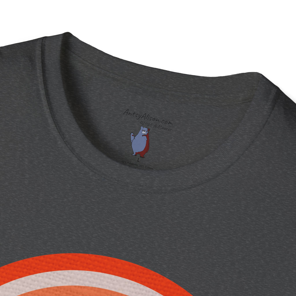 Midwest Modern Pop Icon Orange Slice - 100% Cotton Graphic Tee - orange, fruit