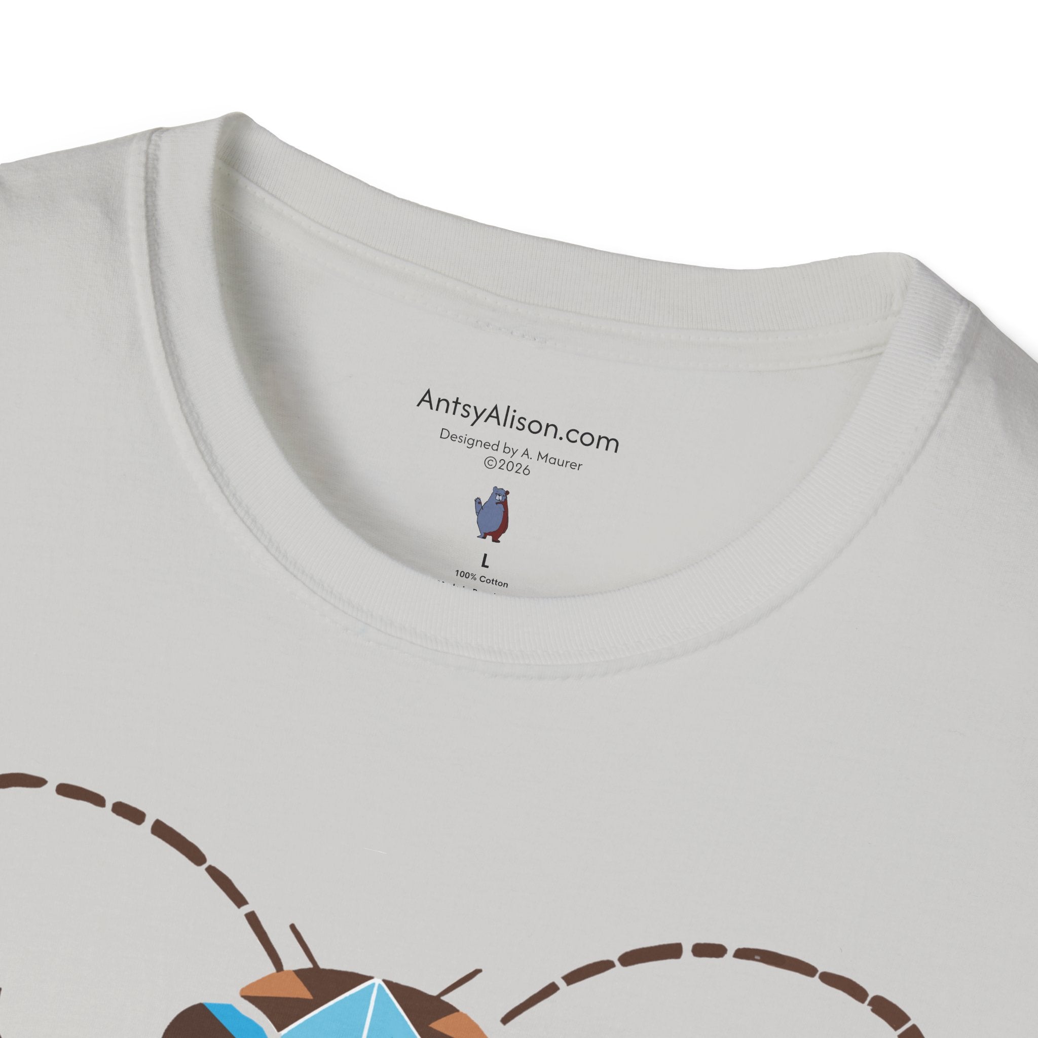 Midwest Modern Deco Beetle - Unisex Softstyle T-Shirt