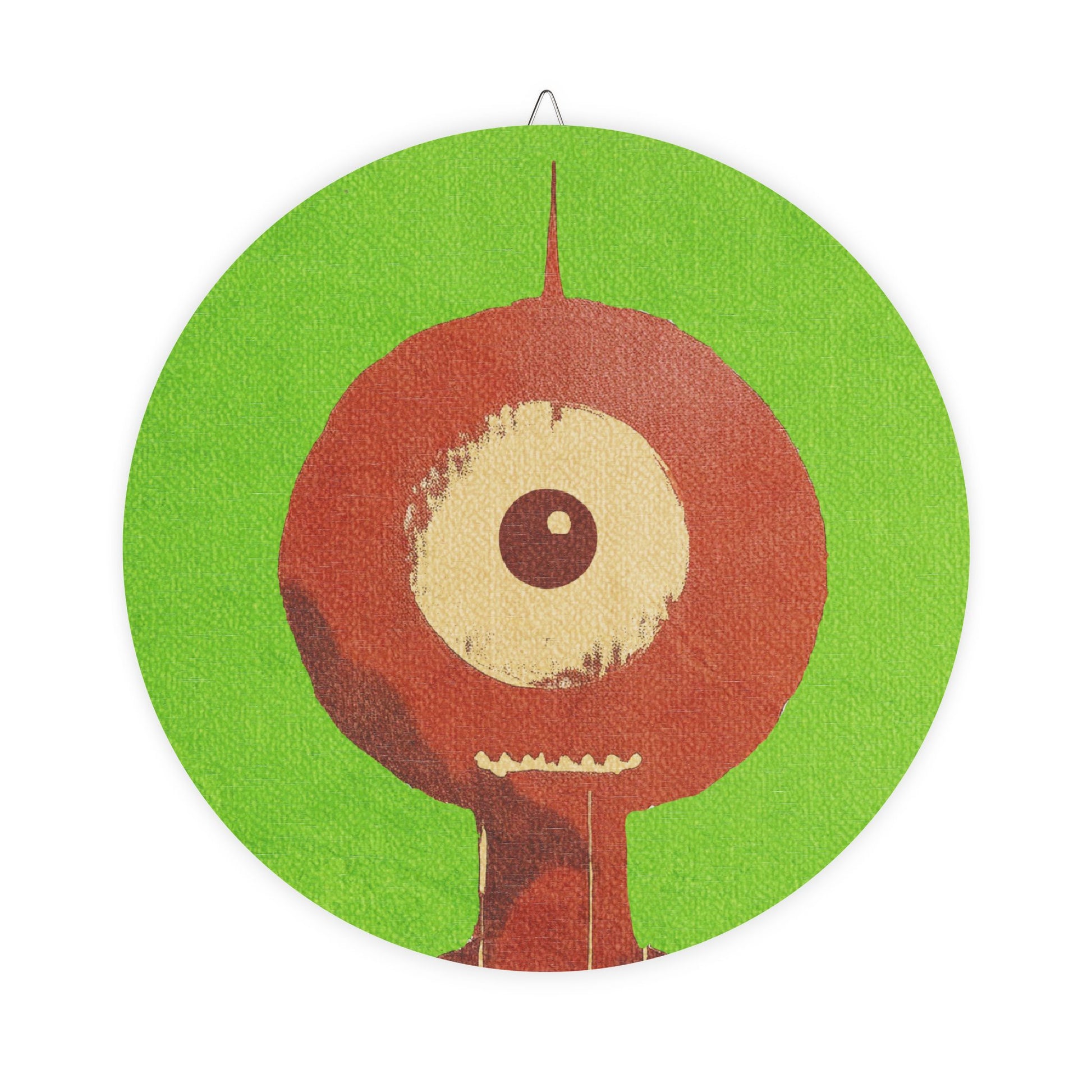 Midwest Mod Halloween Cyclops Playful Decorative Wall Sign, Spooky Home Decor,  Whimsical Art Piece