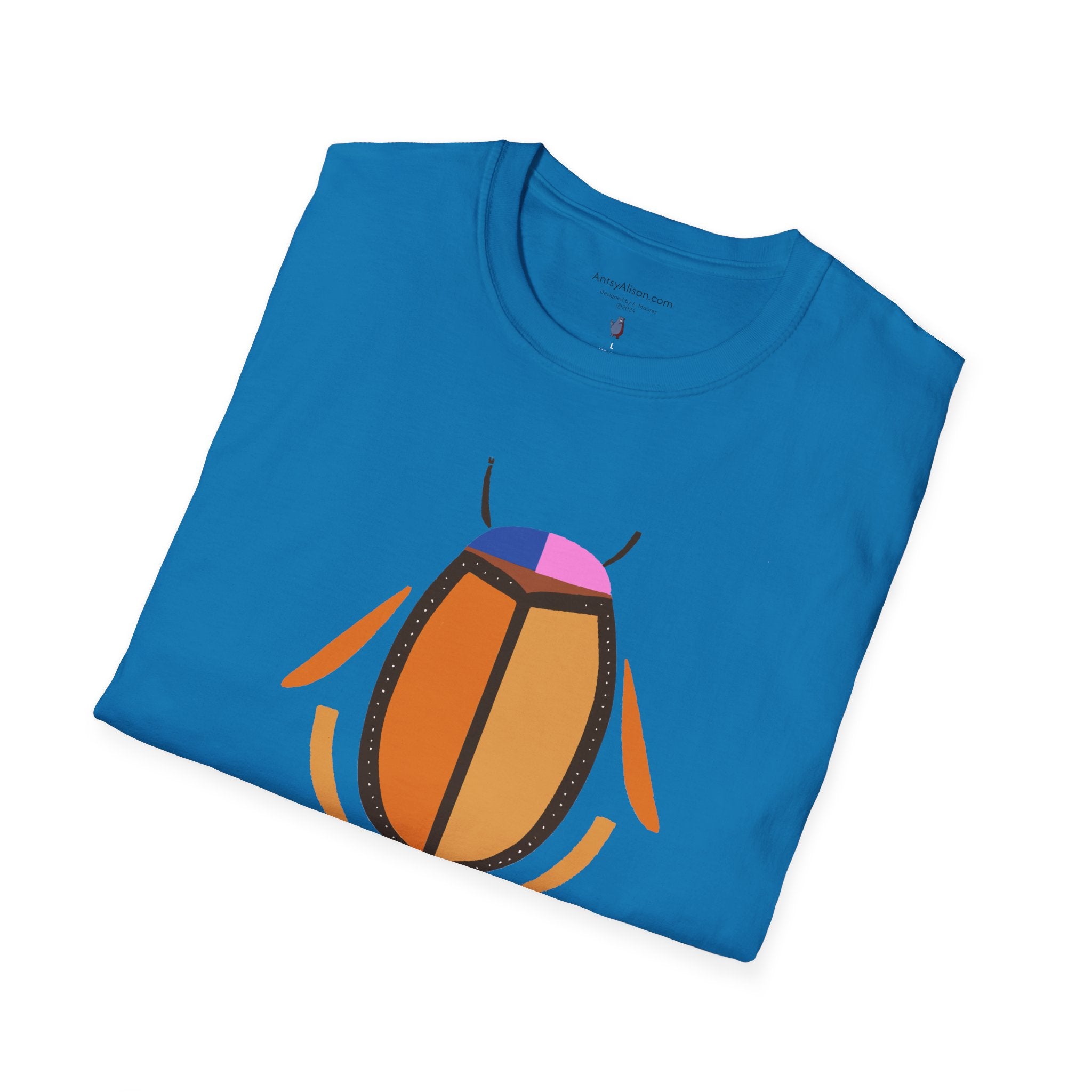 Modern Insect Beetle - Unisex Softstyle T-Shirt